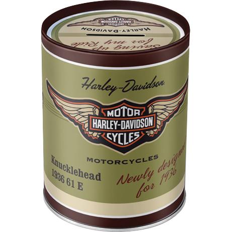 Nostalgic-Art Spardose "Harley-Davidson Knucklehead" - Motorradzubehör - Geschenkideen