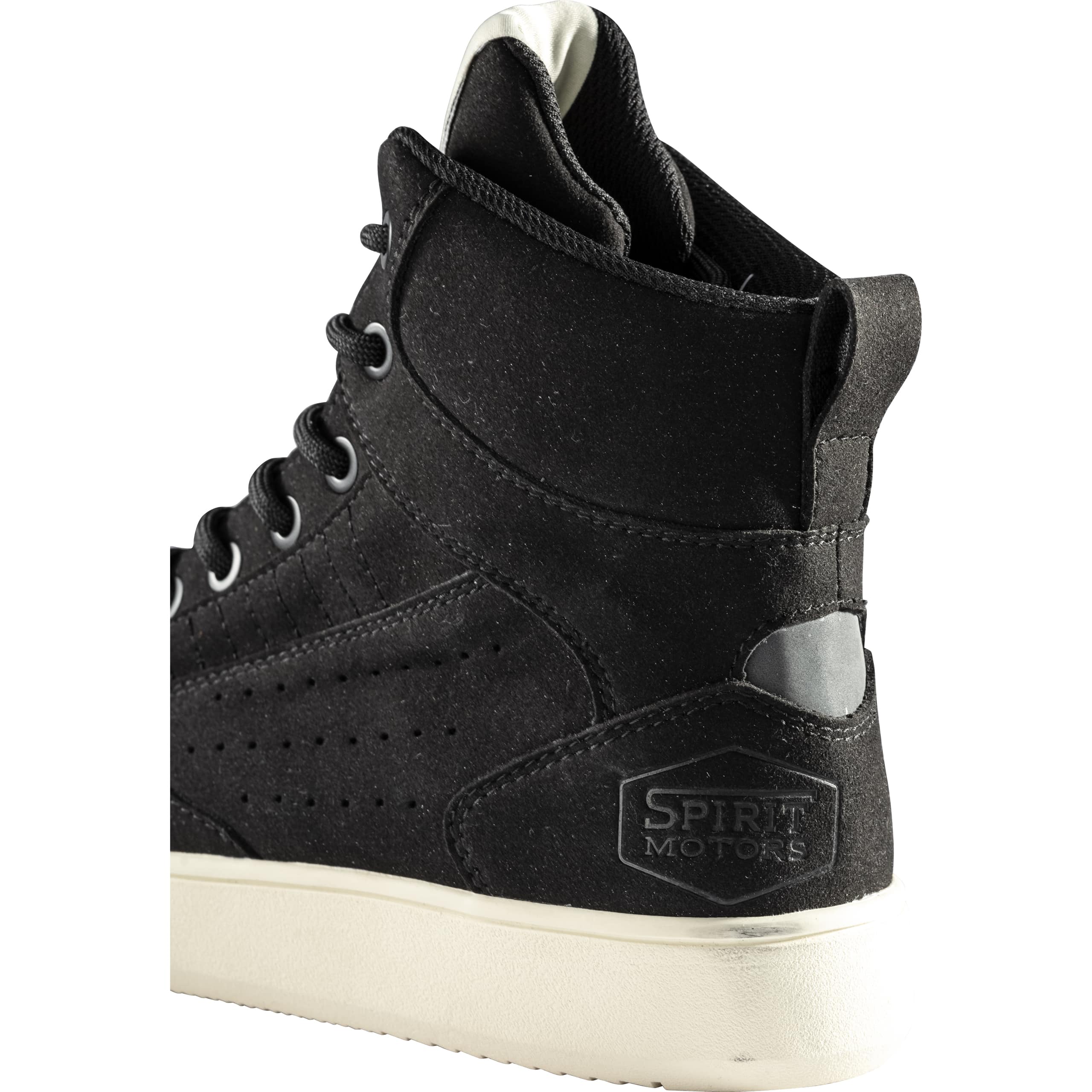 Spirit Motors-Billy Winker Motorradschnürstiefel kurz schwarz-3006661999001