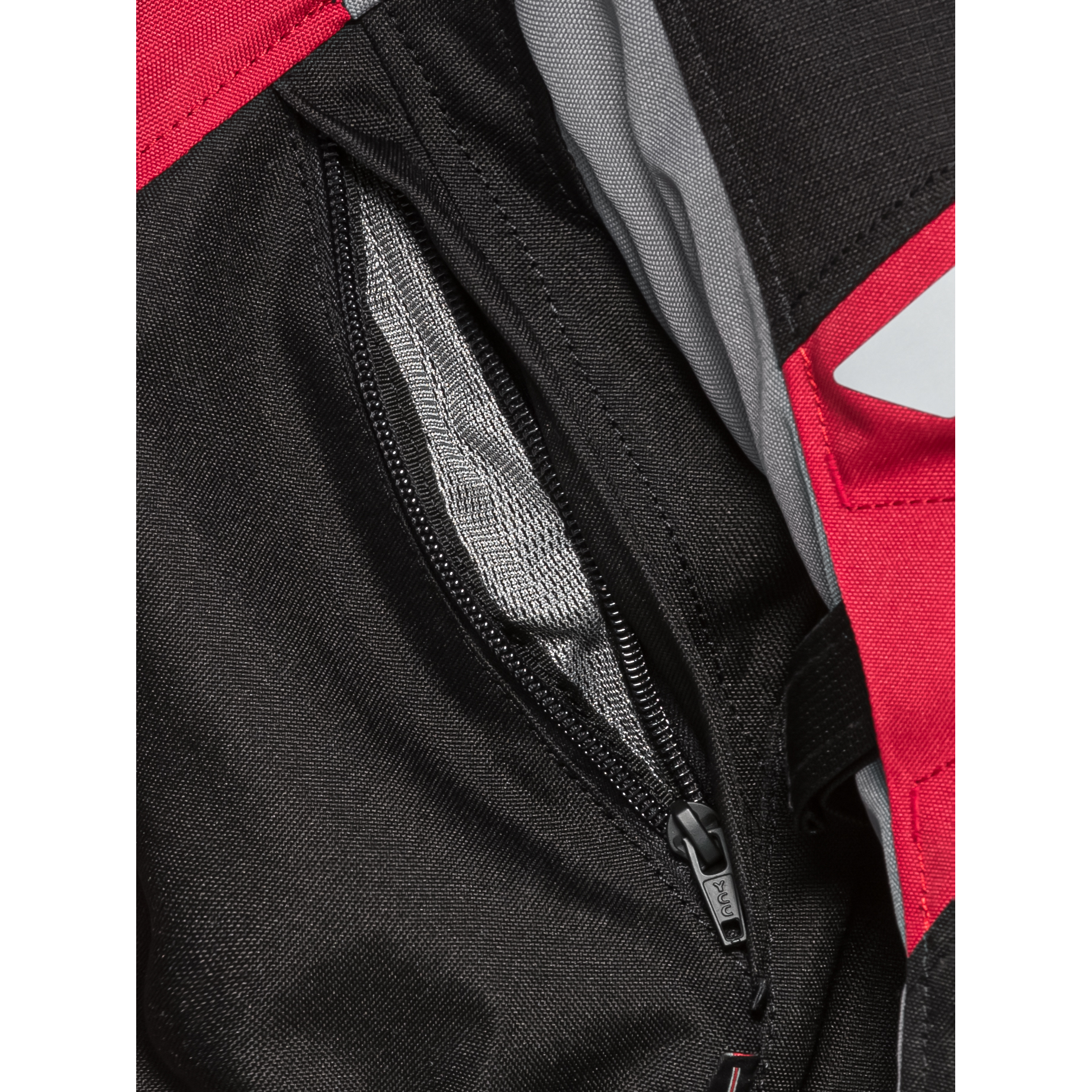 FLM-Damen Touren Textiljacke 3.0 schwarz/grau/rot L-2014121999002110