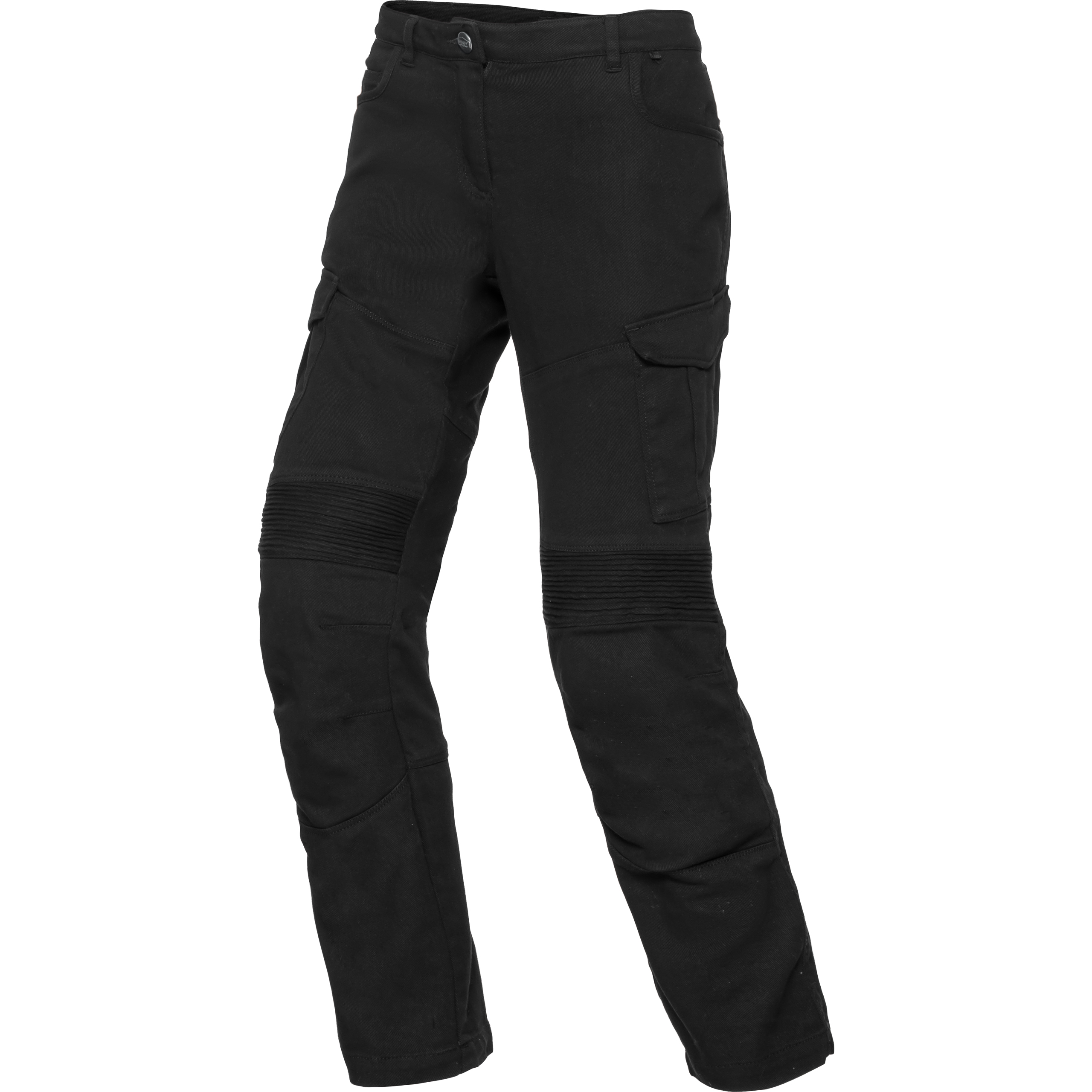 Spirit Motors Damen Cargo Hose 1.0 schwarz 26/32 - Motorradbekleidung - Motorradhosen