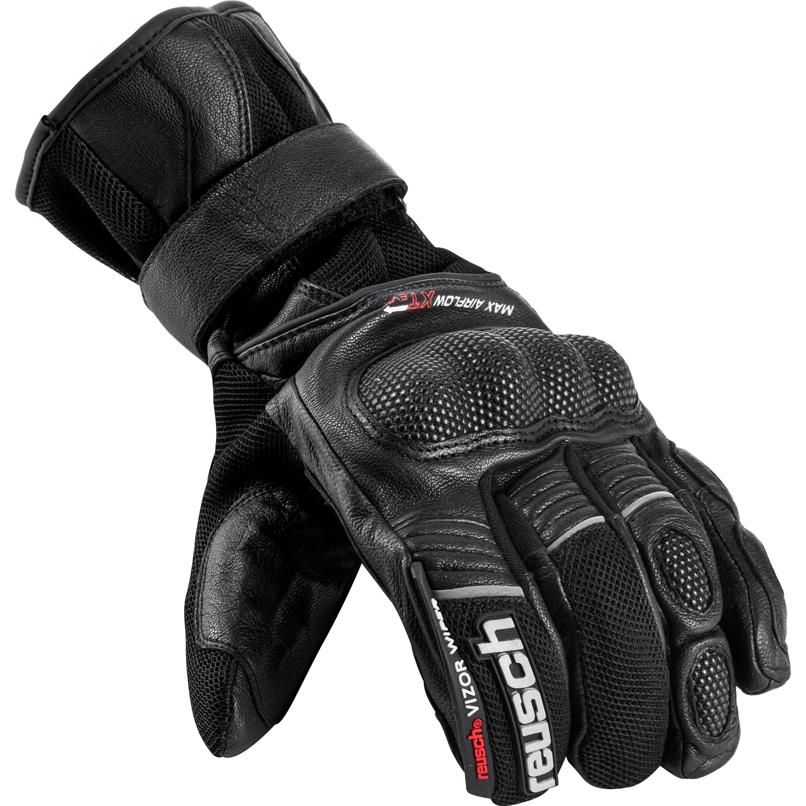 Reusch-Airflow XT EVO Leder/Textilhandschuh lang schwarz 9-3115071006001936