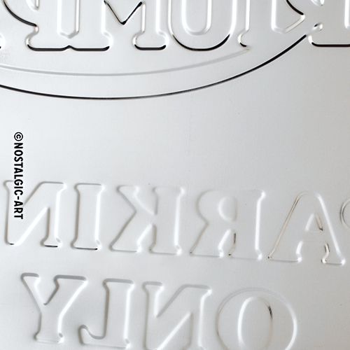 Nostalgic-Art-Blechschild 30 x 40 cm Triumph - Parking Only-5743061207000205