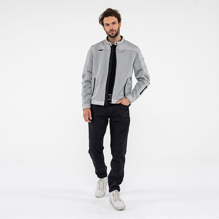 John Doe-Aero Mesh Jacke hellgrau XXL-0000463005049012