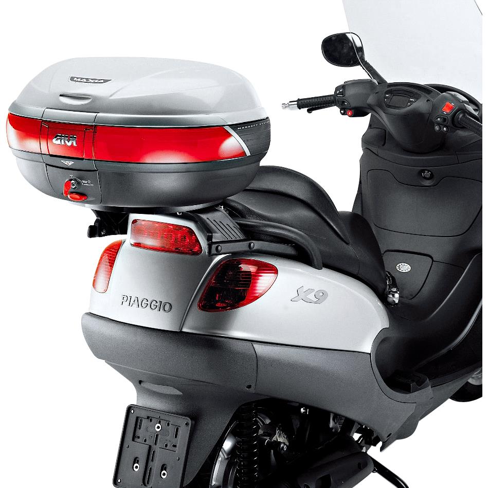 Givi Topcaseträger für Universalplatte SR57 für Piaggio X9 125-50 - Motorradzubehör - Motorradgepäck
