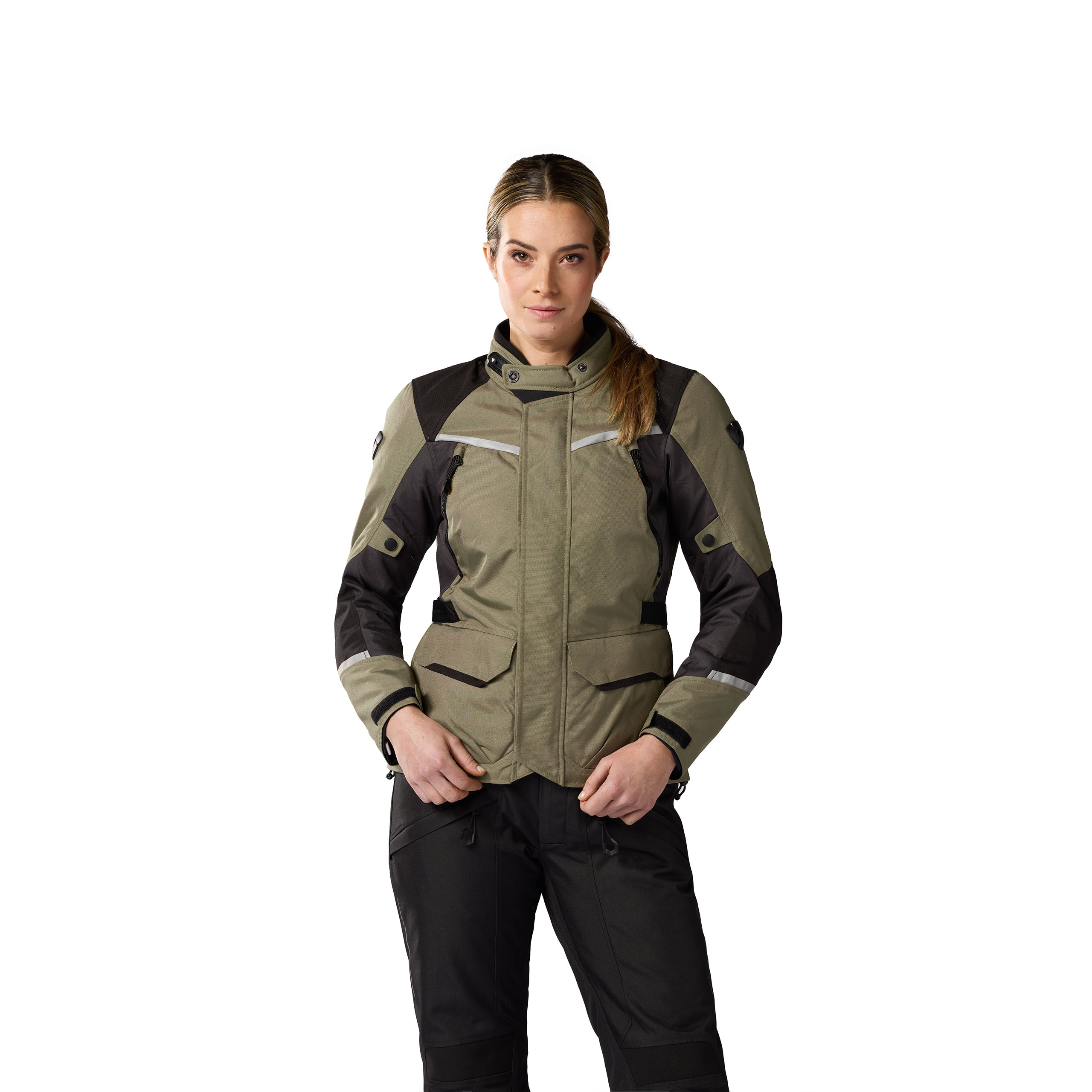 REV'IT!-Voltiac 3 H2O Damen Textiljacke grün/anthrazit 40-0000785999085301