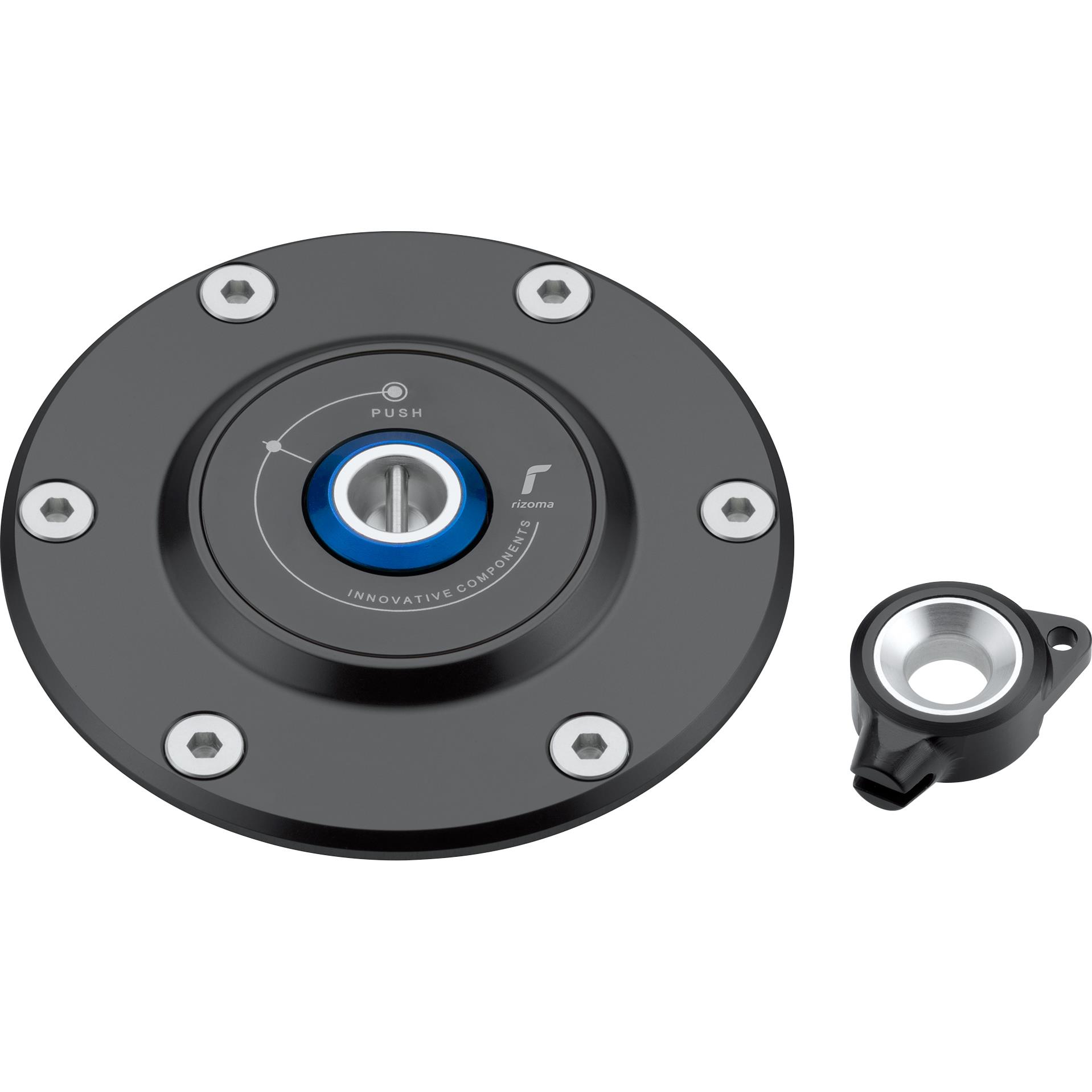 Rizoma-Tankdeckel abschließbar BMW F/S/R 800/1000/1200 schwarz-5641331175000051