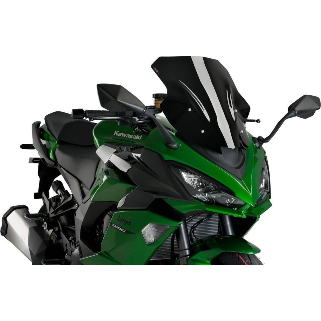 Puig Racingscheibe schwarz für Kawasaki Z/Ninja 1000 SX 2011- - Motorradteile & Ersatzteile - Anbauteile