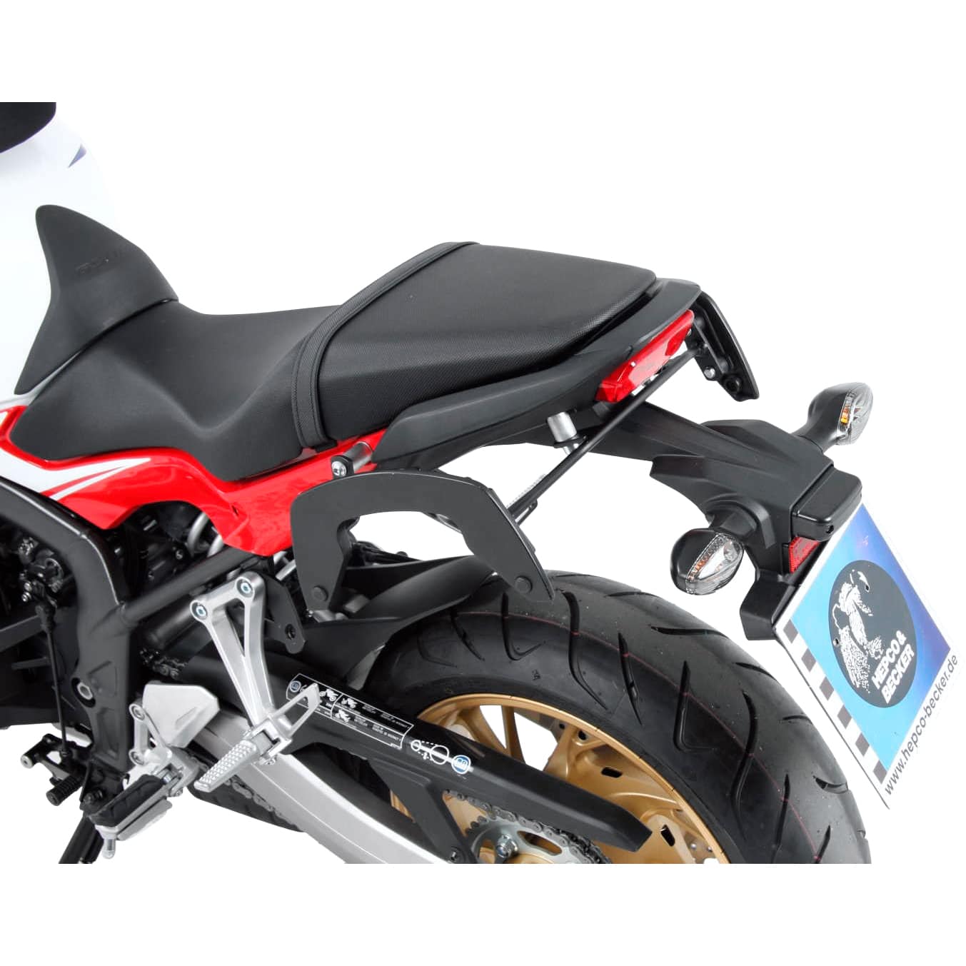 Hepco & Becker C-Bow Seitentaschenhalter schwarz für CBR 650 F 2014-2016 - Motorradzubehör - Motorradgepäck