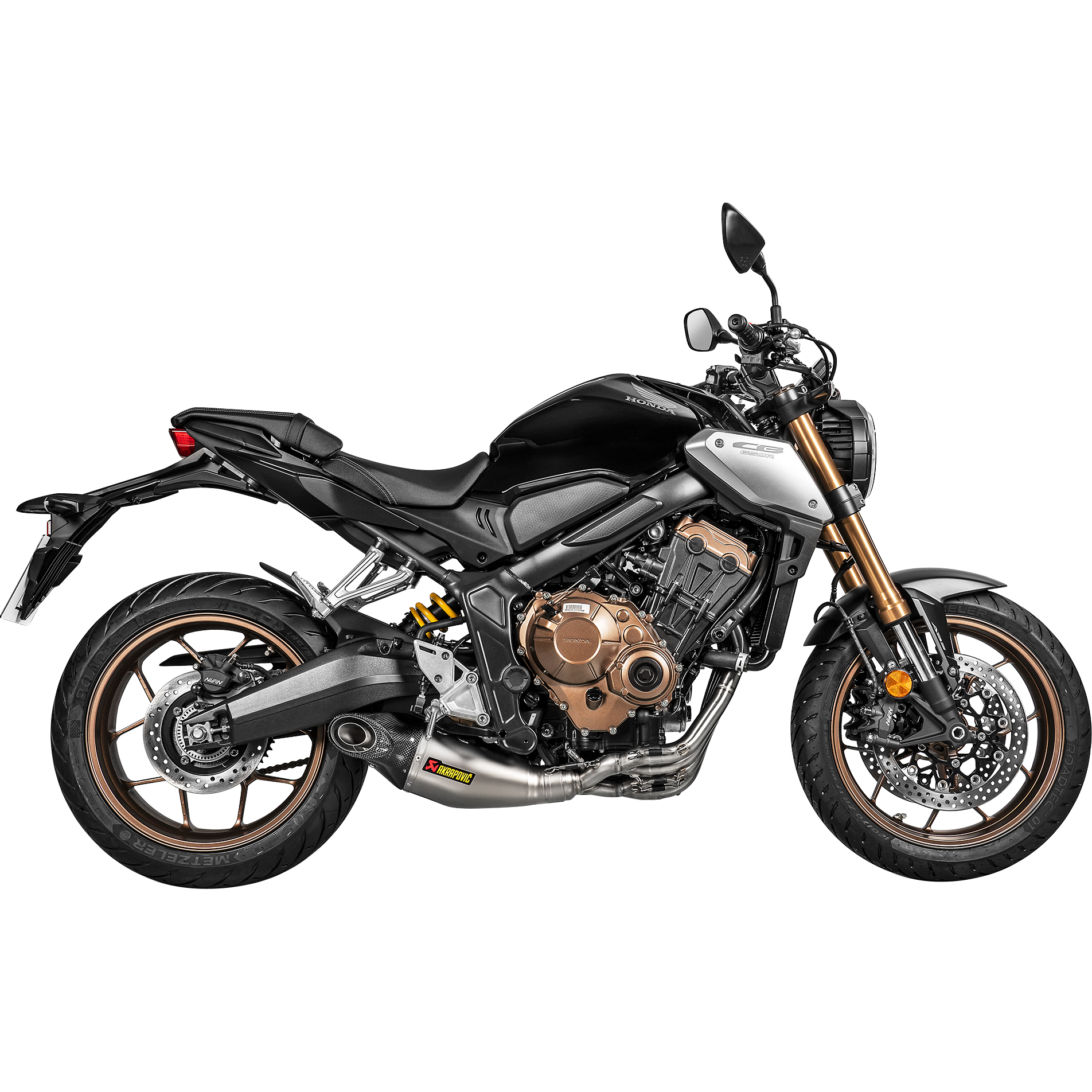 Akrapovic-Auspuff Komplettanlage 4-1 oK Titan für CB/CBR 650 F/R 14-20-5738011000030010