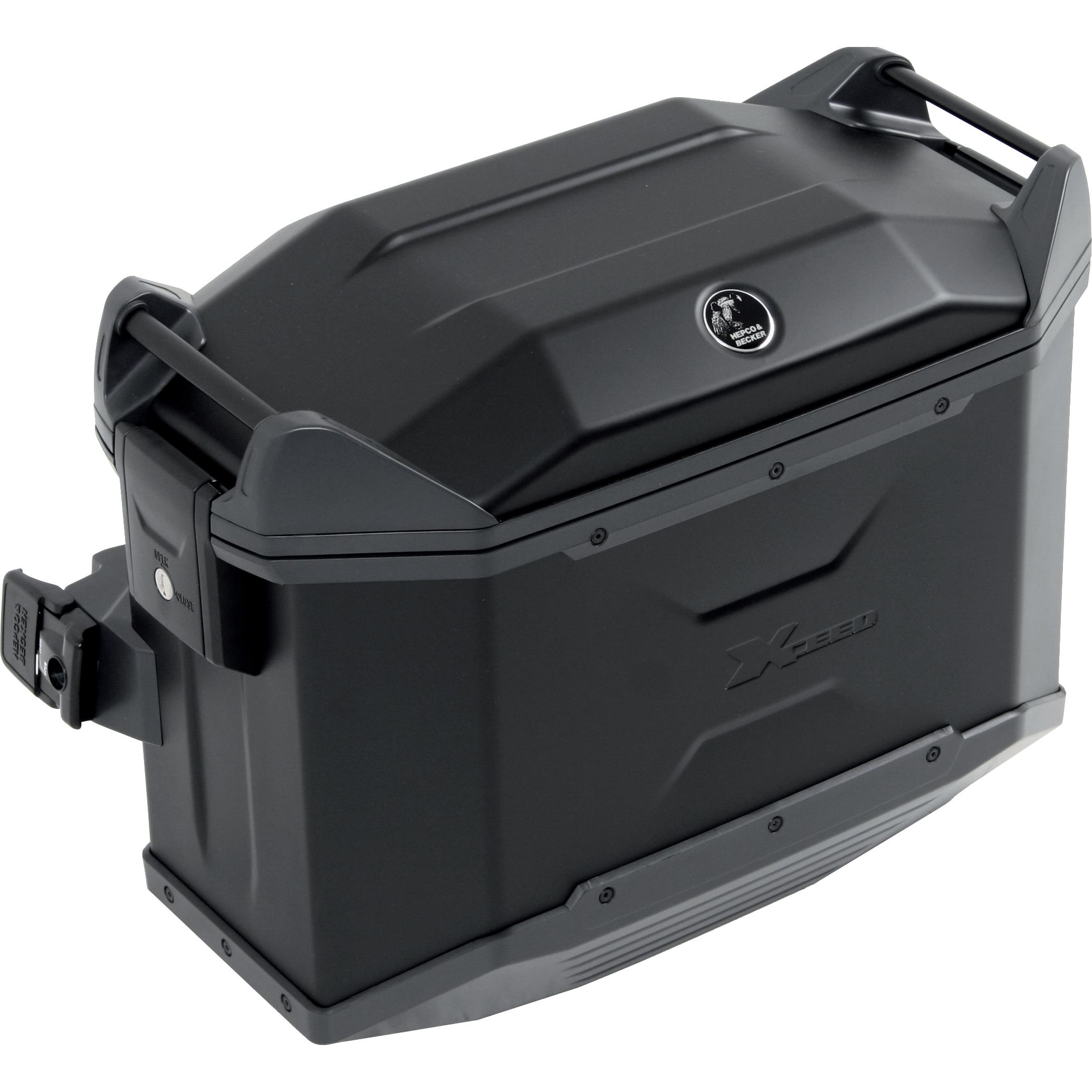 Hepco & Becker-Seitenkoffer Xceed Aluminium 38 Liter schwarz rechts-5728051201000331