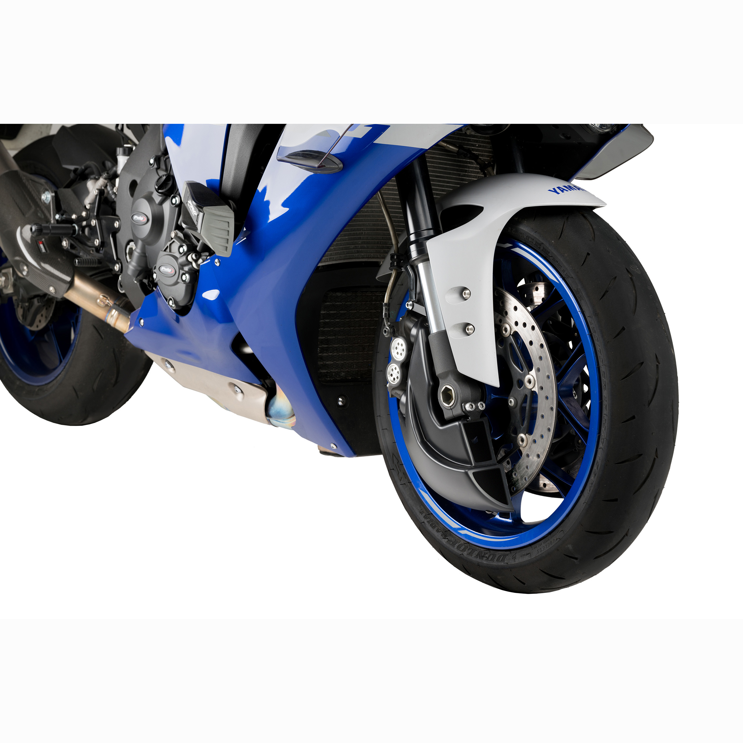 Puig Bremsenkühler vorne mattschwarz für Yamaha YZF R1 2015-2024 - Motorradteile & Ersatzteile - Bremsen
