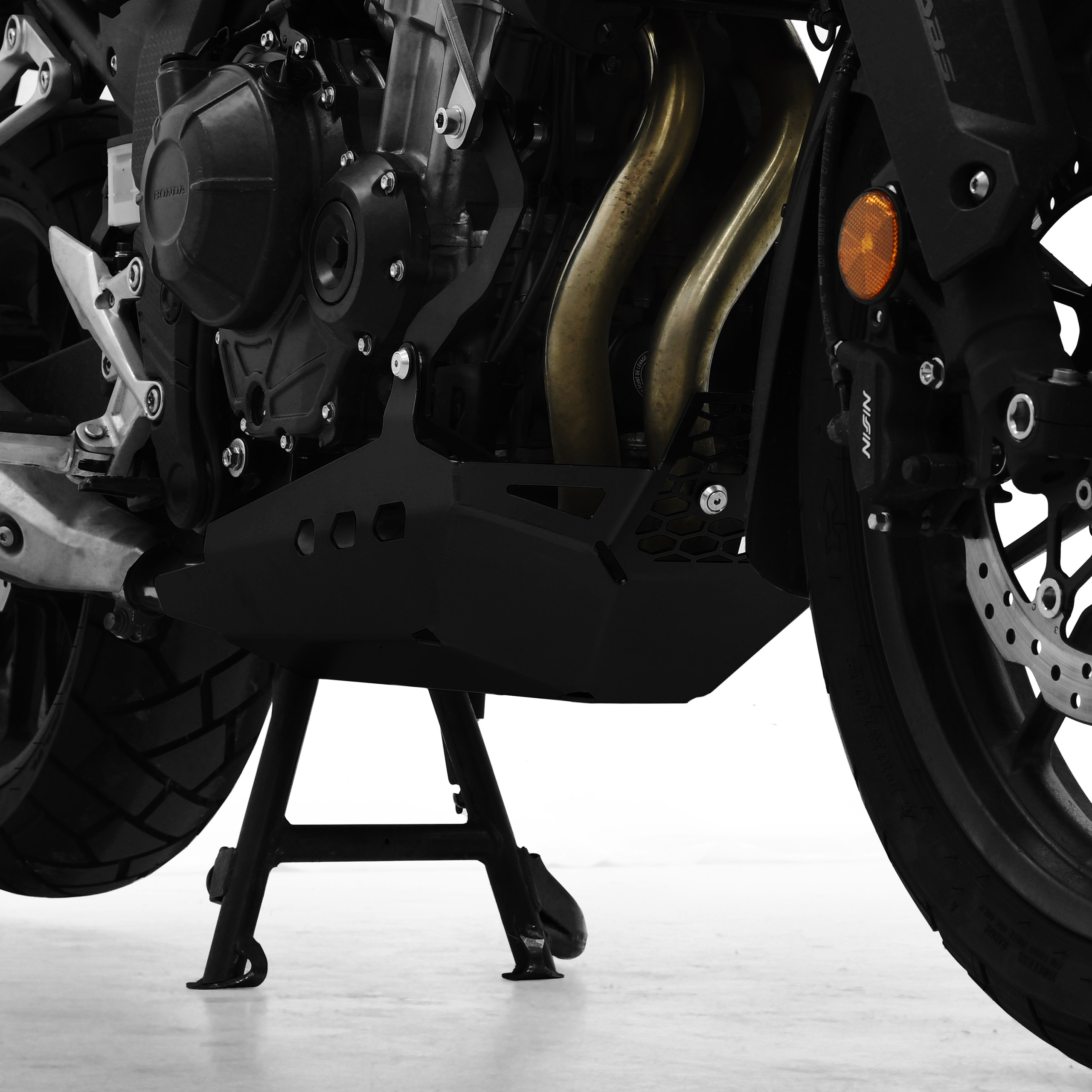 Zieger Motorschutz Alu schwarz für Honda CB 500 X 2019-2023 - Motorradteile & Ersatzteile - Verkleidungen & Abdeckungen
