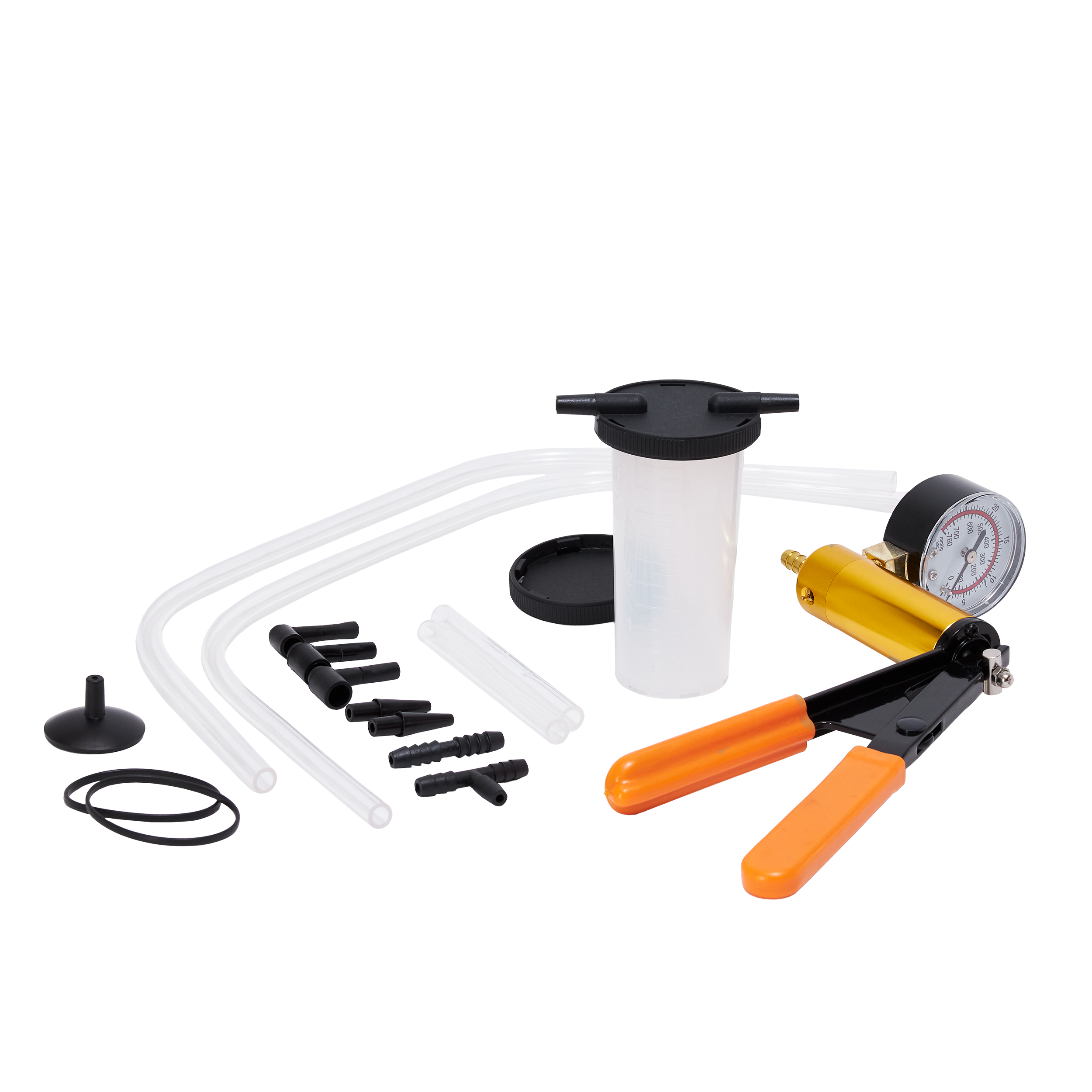 Hi-Q Tools-Bremsenentlüftungsgerät Vakuumpumpe mit Manometer-0001372006000000