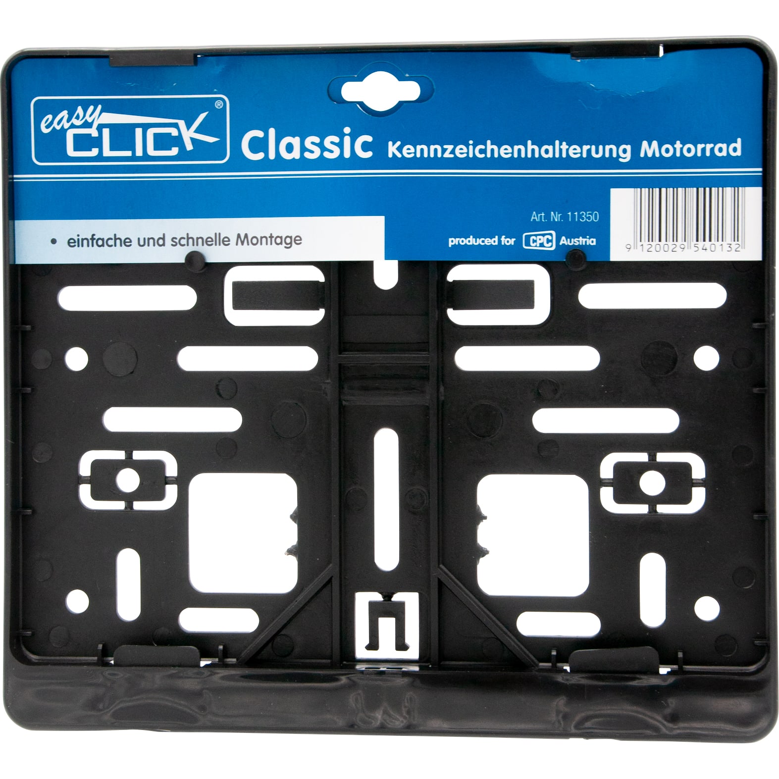 Easy Click-Kennzeichenhalter Österreich für Motorrad-5735631101999040
