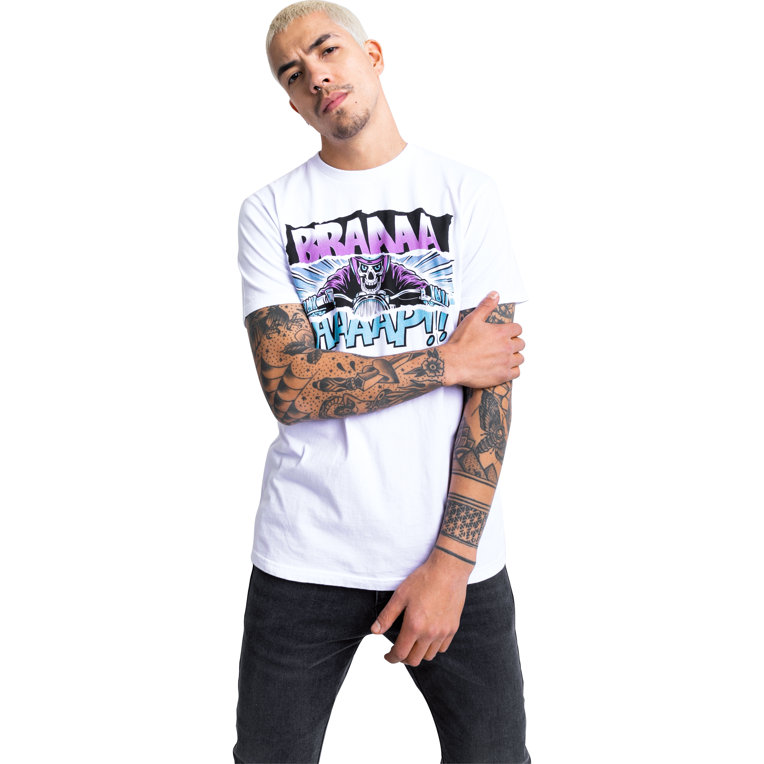 John Doe-T-Shirt Braaaap V2.0 weiß XXL-8021291999004012