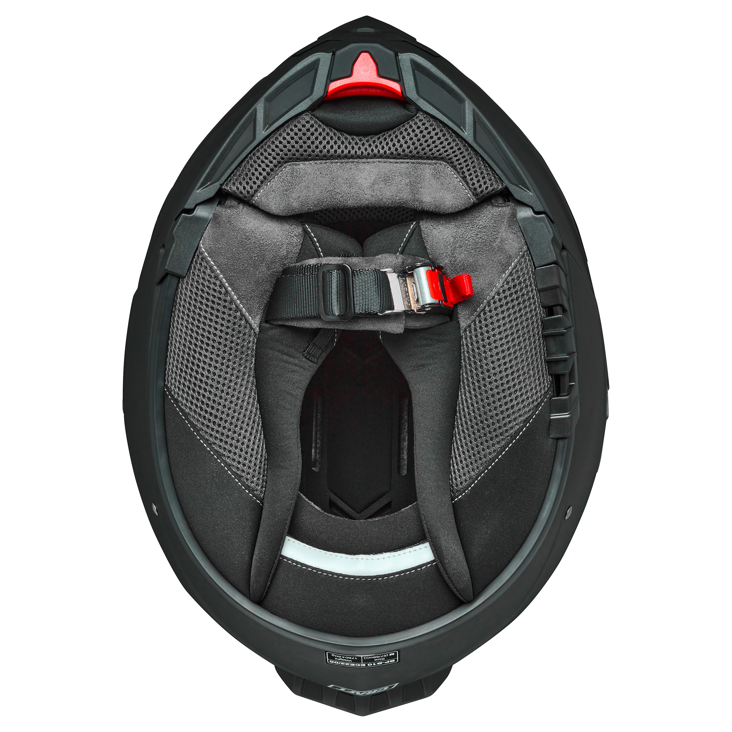 Craft-Fiberglas Klapphelm Tour mattschwarz L-4701271999014010