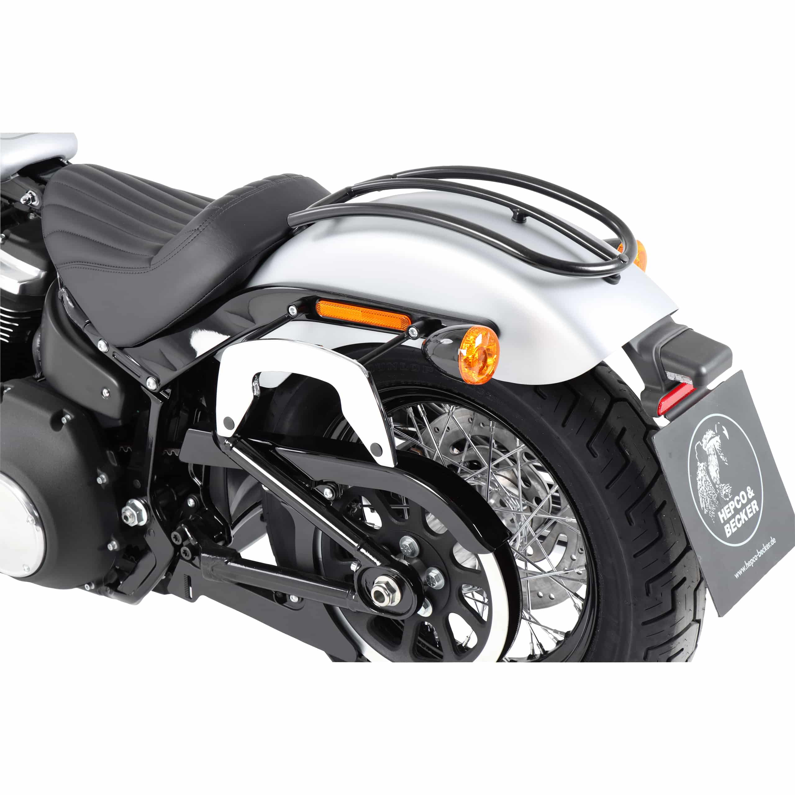 Hepco & Becker C-Bow Seitentaschenhalter chrom für Softail Standard 2020- - Motorradzubehör - Motorradgepäck