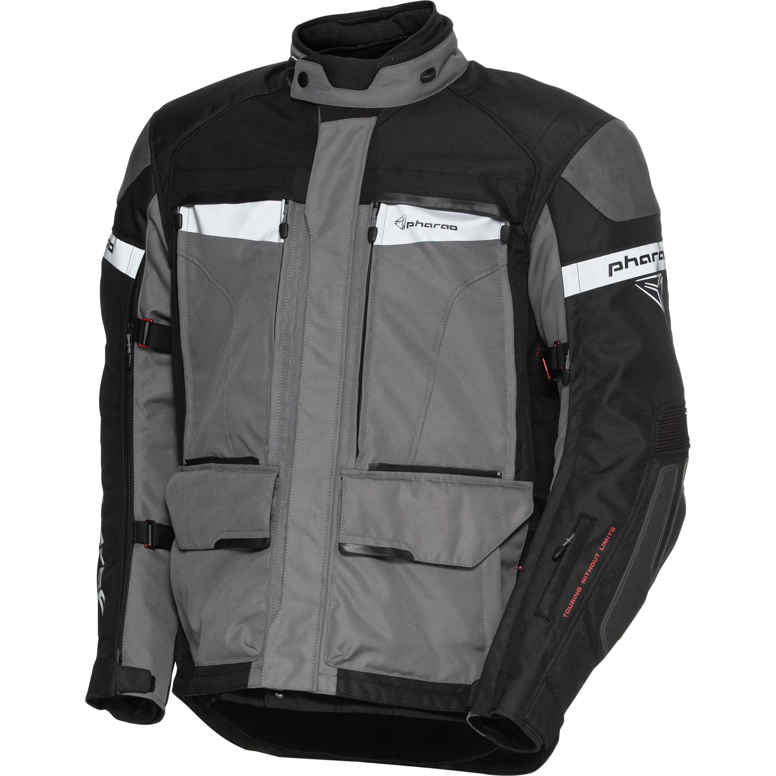 Pharao-Tura WP Adv. Textil-/Lederjacke grau/schwarz-2019351999010