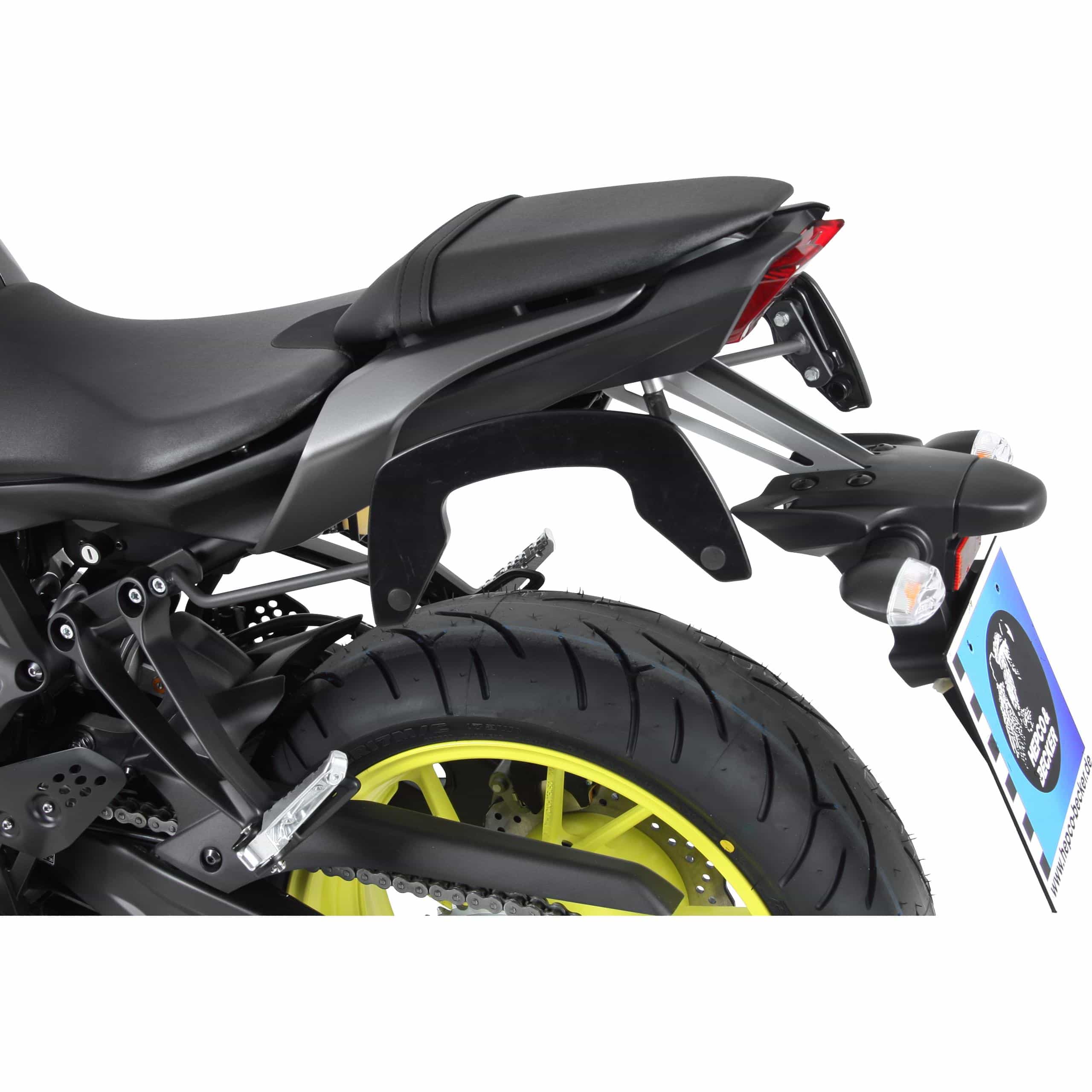 Hepco & Becker C-Bow Seitentaschenhalter anthrazit für MT-07 2018-2020 - Motorradzubehör - Motorradgepäck