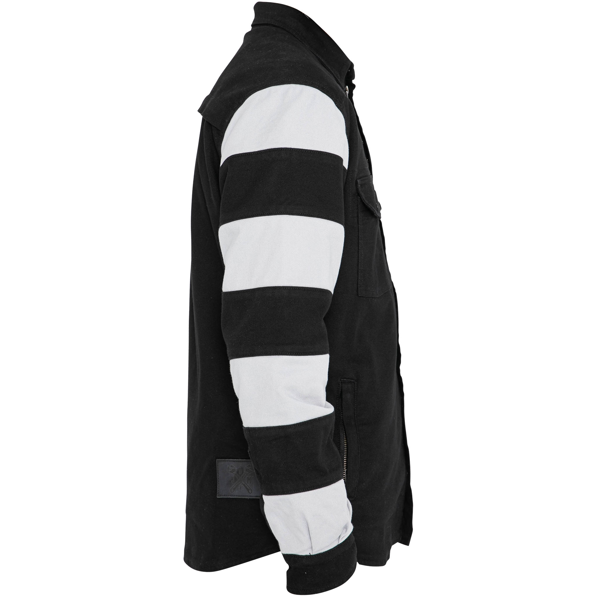 John Doe-XTM Prison Motoshirt schwarz/weiß 5XL-0000510005031015