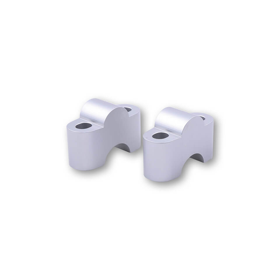 LSL Handlebar Riser Ø22mm Spacer Set 25mm silver