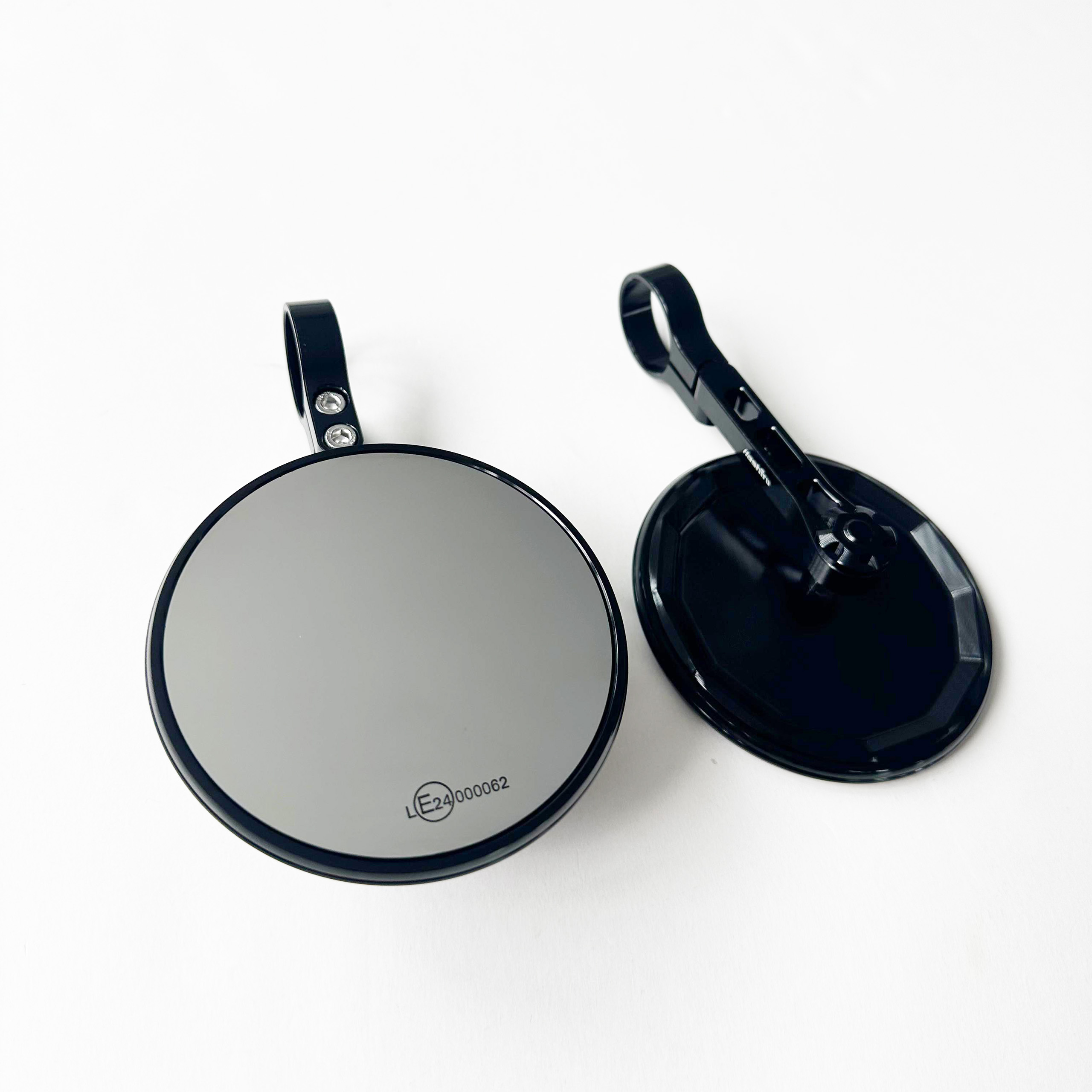 Hashiru handlebar end mirror pair Mirage round swivel 13-18mm+22-30mm
