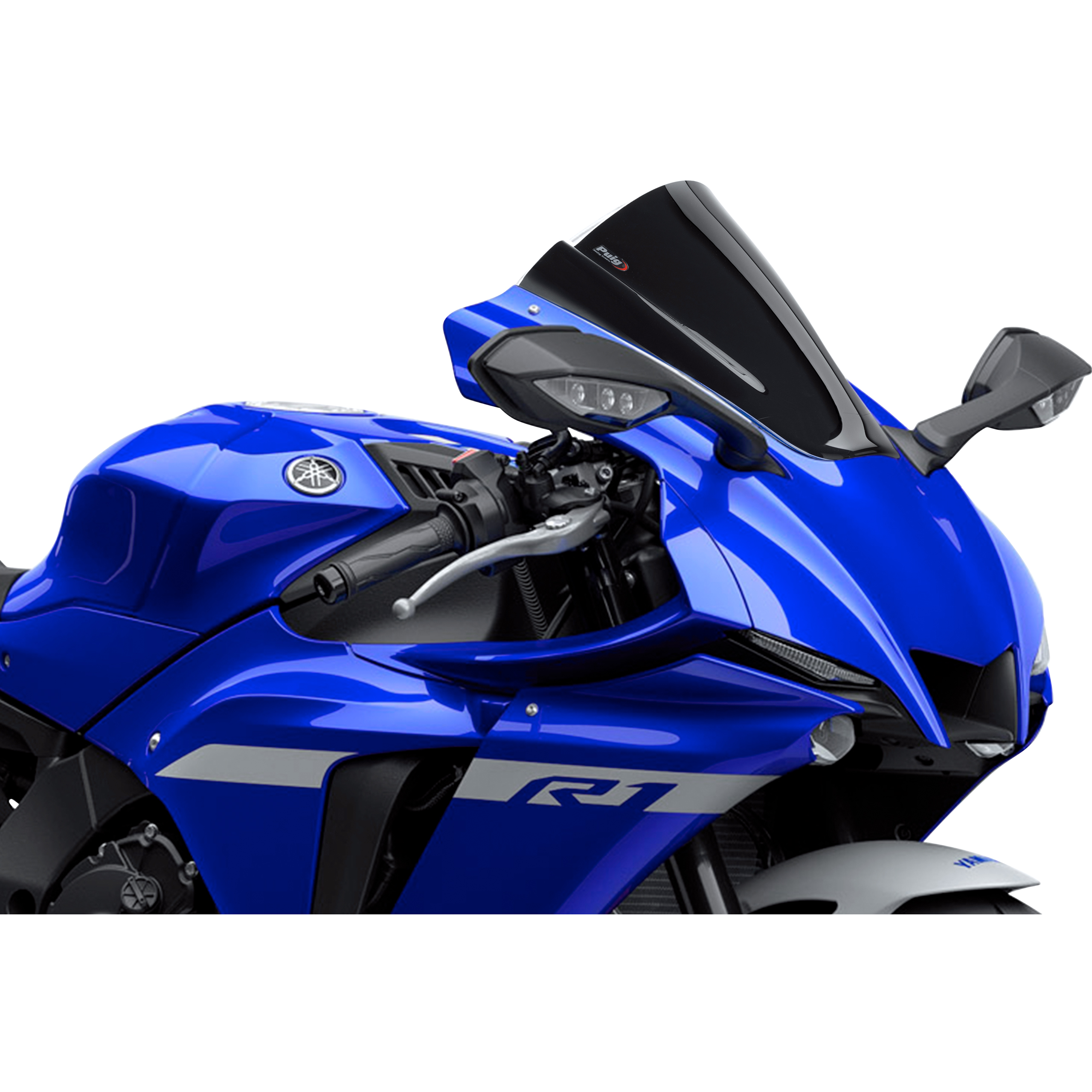 Puig Z-Racer Scheibe schwarz für Yamaha YZF R1 /M 2020- - Motorradteile & Ersatzteile - Verkleidungen & Abdeckungen