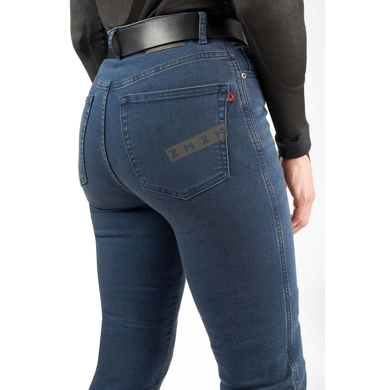 Pando Moto-Kusari Cor Damen Motorradjeans Skinny-Fit blau-0002127001003