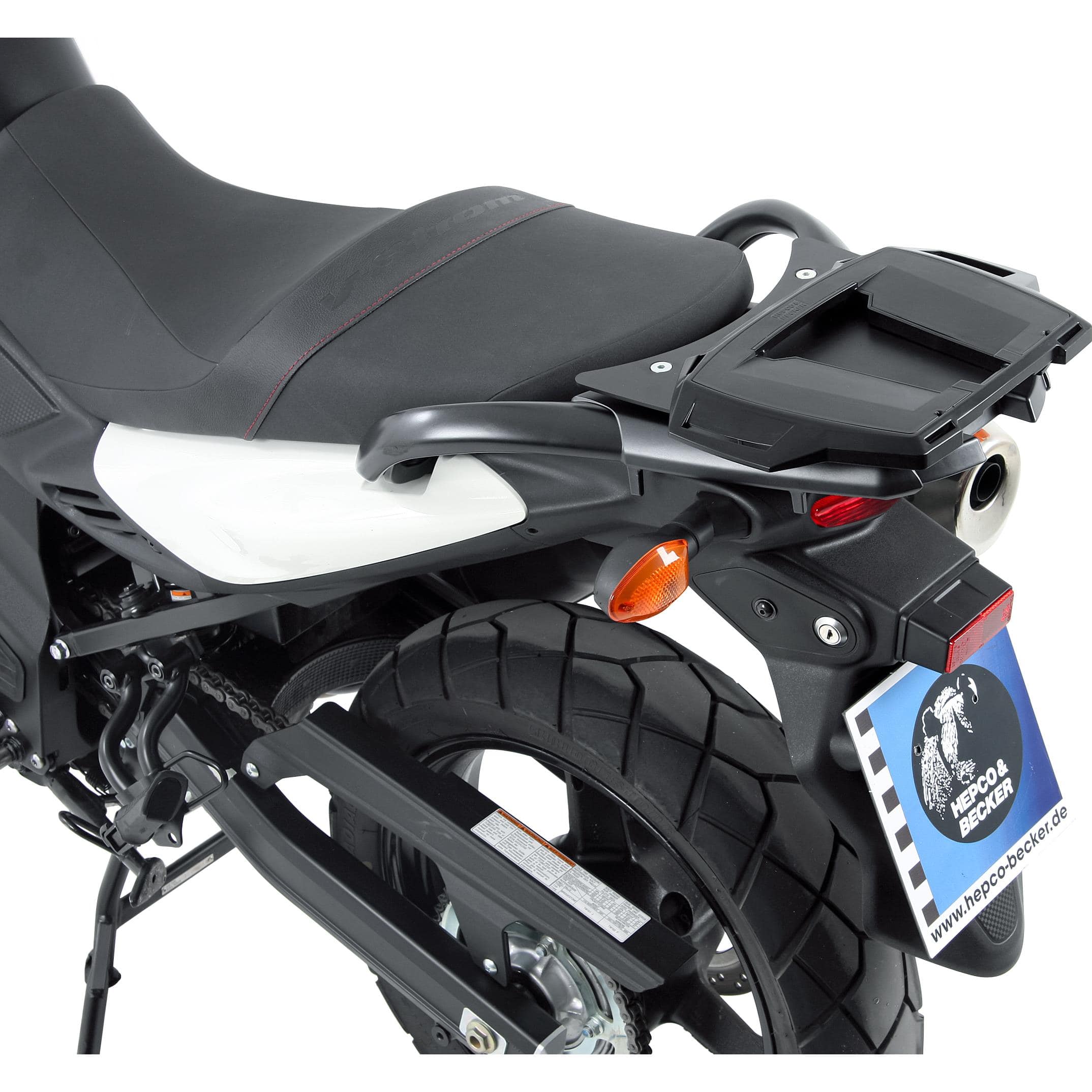 Hepco & Becker Alurack Gepäckbrücke schwarz für DL 650 V-Strom 2012-2016 - Motorradzubehör - Motorradgepäck