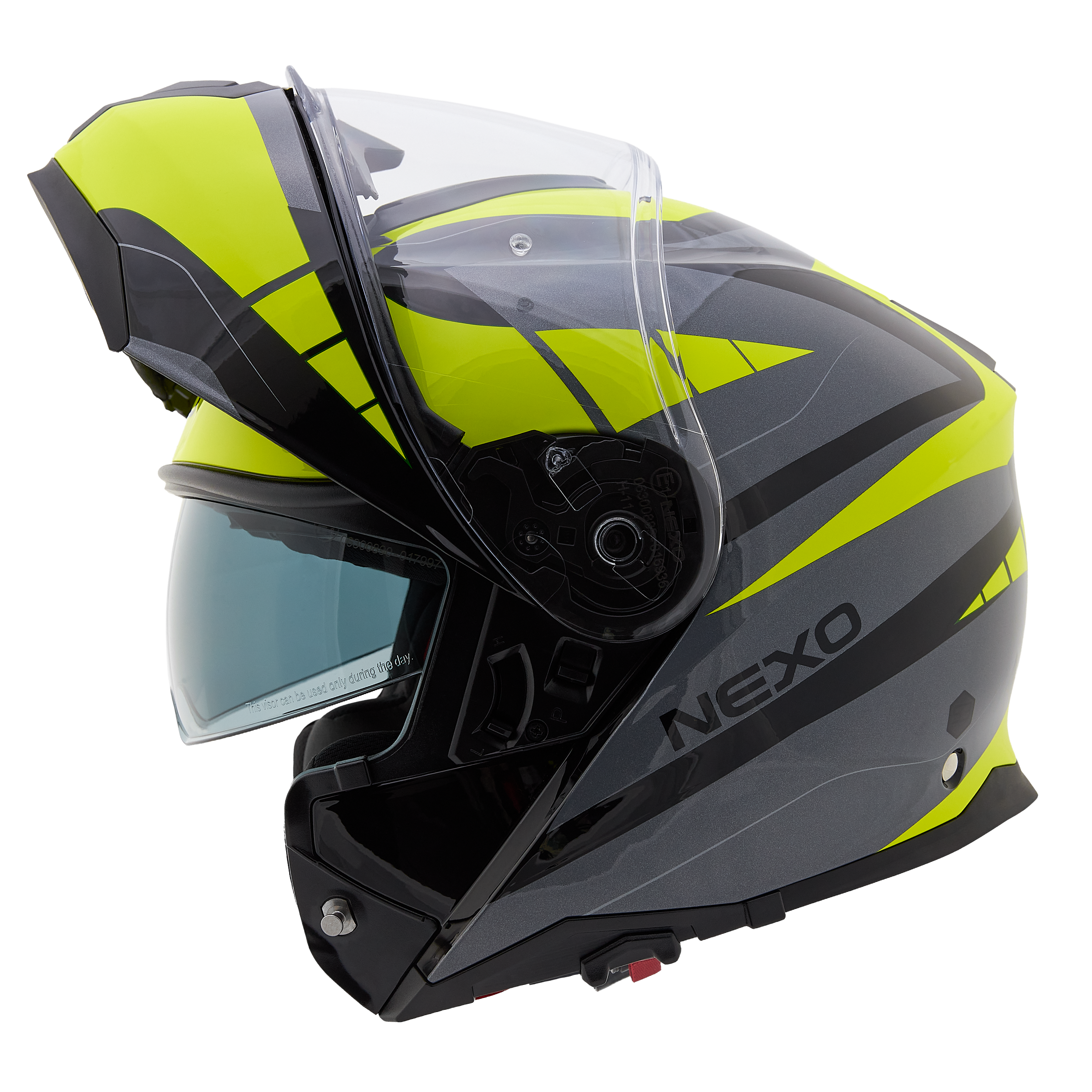 Nexo-Klapphelm Comfort II  Gelb Dekor #26 XL-4701291999065011