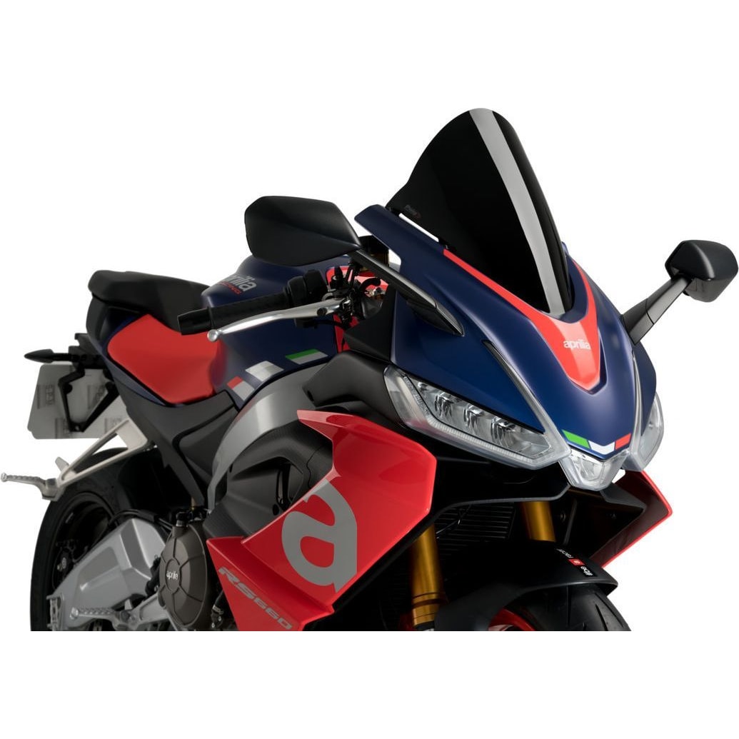 Puig R-Racer Scheibe schwarz für Aprilia RS 660 - Motorradteile & Ersatzteile - Verkleidungen & Abdeckungen