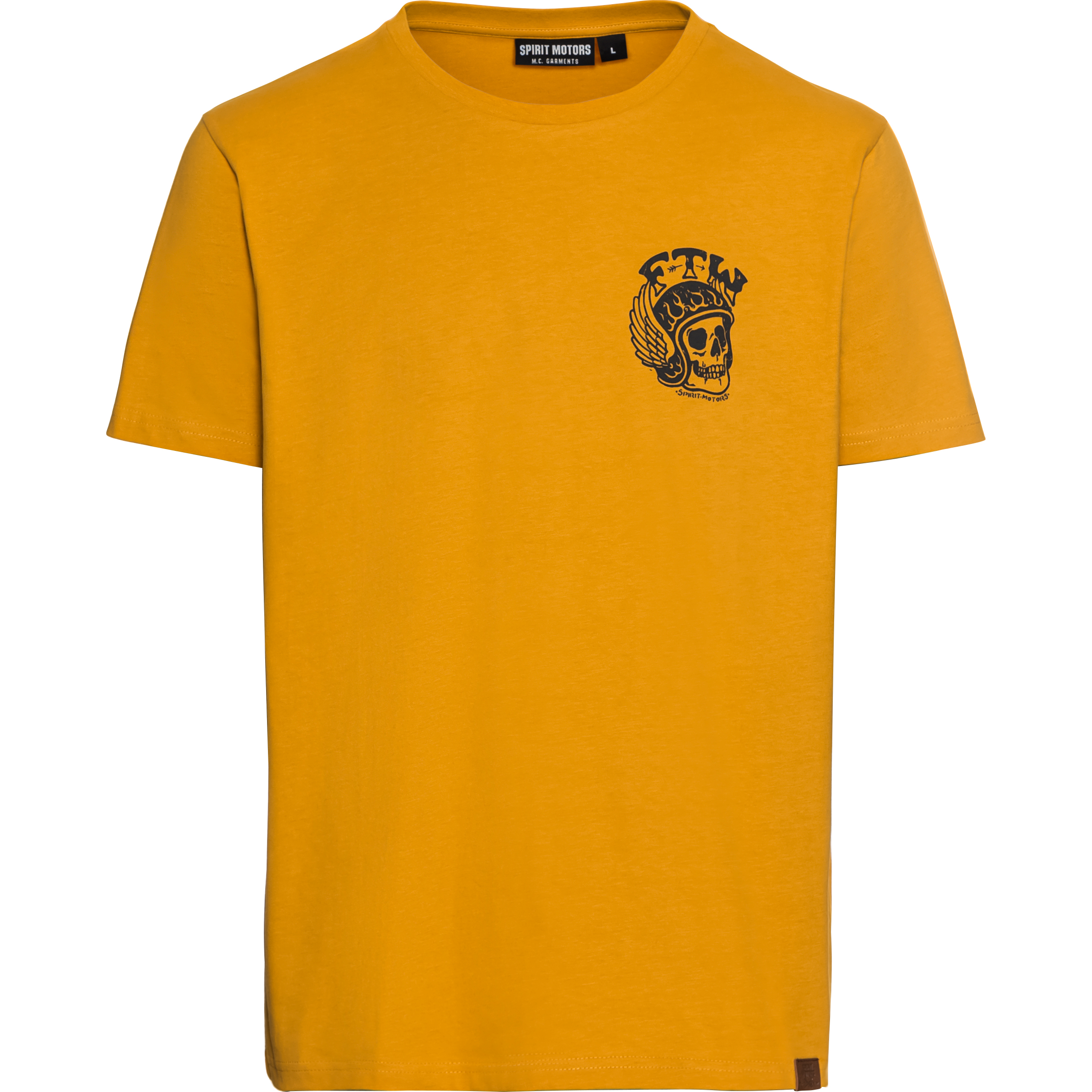 Spirit Motors Crazy Maze T-Shirt gelb L - Motorradbekleidung - Freizeitbekleidung