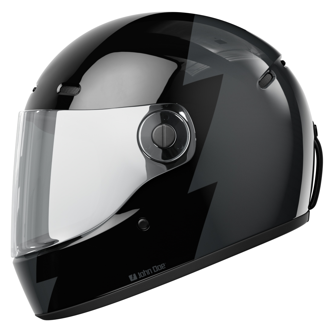John Doe-JD/ONE Helmet Signature Black/Grey XL-0001332999038011