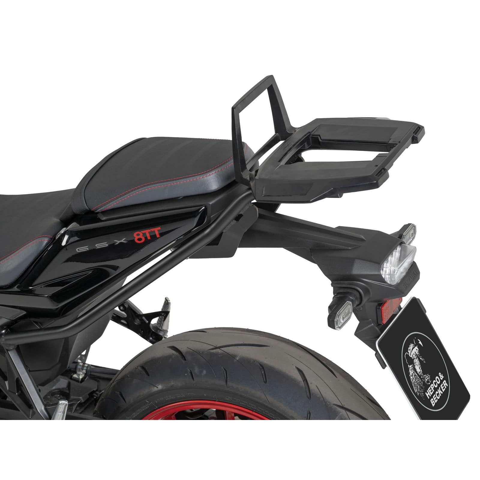 Hepco & Becker Gepäckbrücke Alurack schwarz für Suzuki GSX-8 TT - Motorradzubehör - Motorradgepäck
