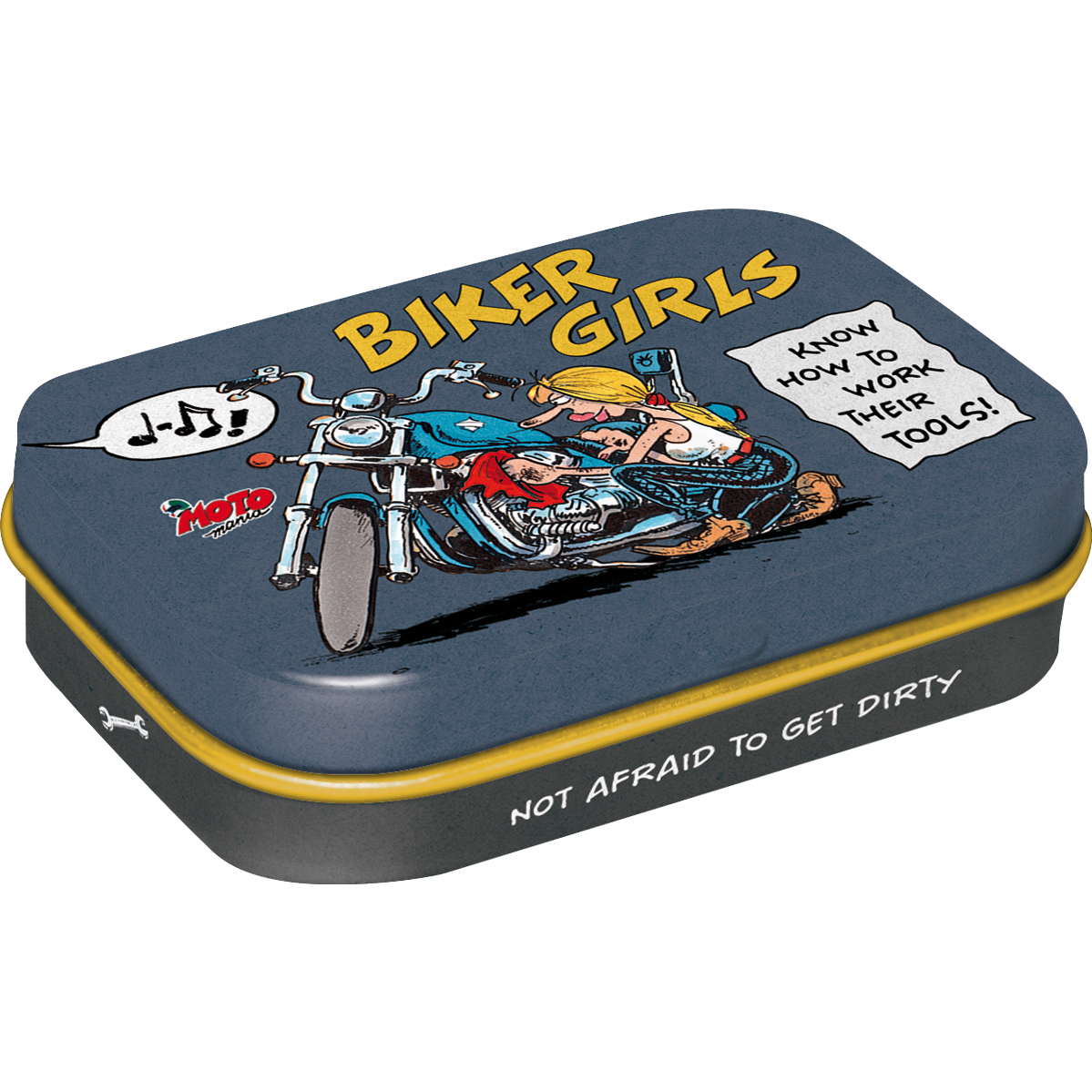 Nostalgic-Art Pillendose MOTOmania - Biker Girls… - Motorradzubehör - Geschenkideen