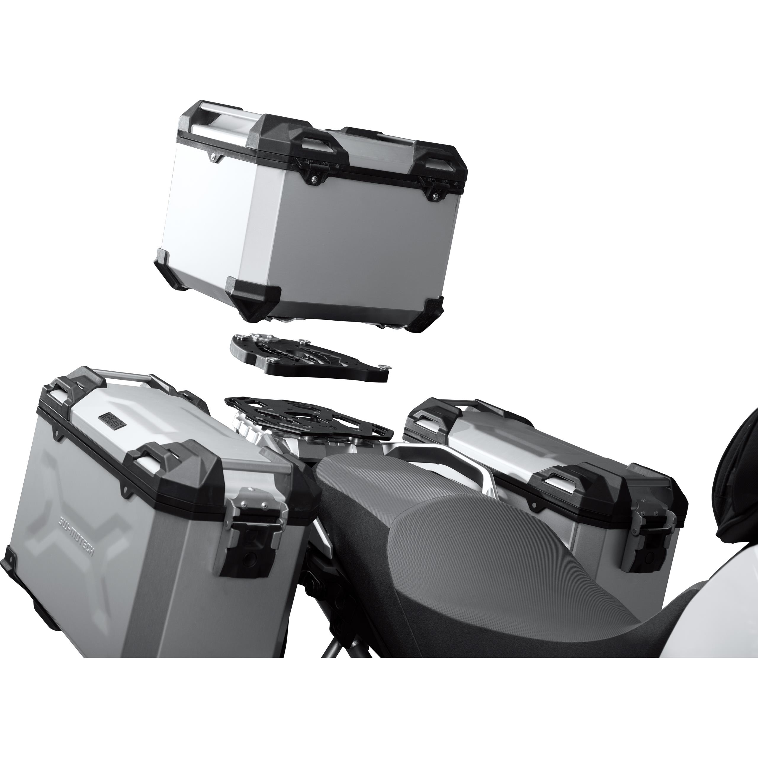 SW-MOTECH-TraX® Adventure Alu Topcase 38 Liter silber-5698501203010000