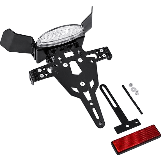 Zieger Kennzeichenhalter Pro für Kawasaki ZX-6 R 2007-2008 - Motorradteile & Ersatzteile - Anbauteile