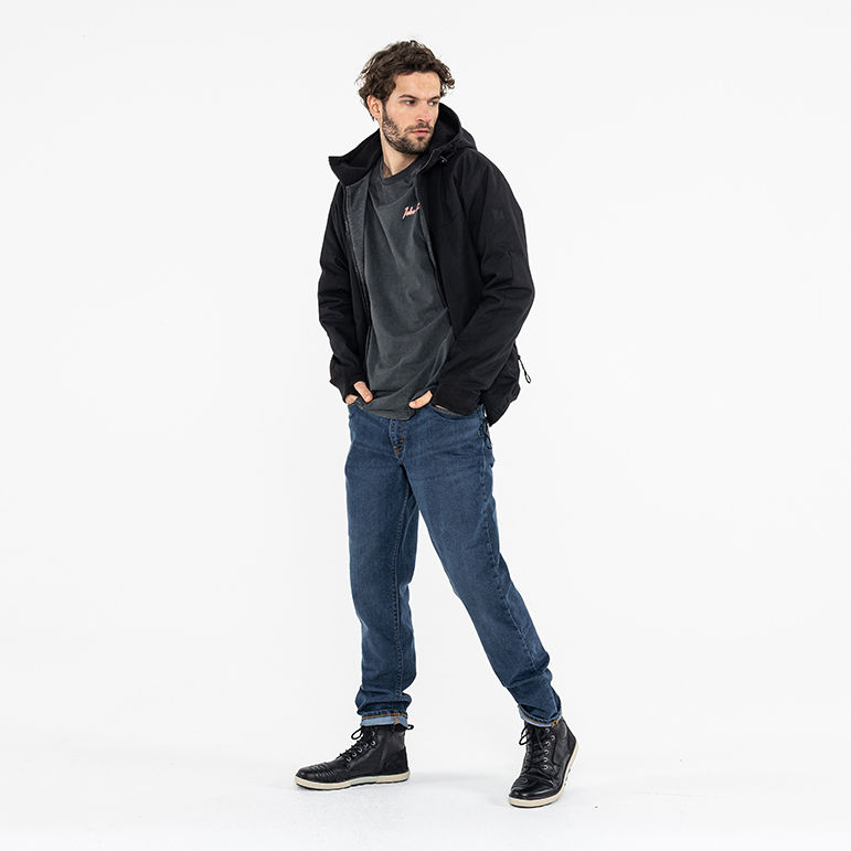 John Doe-Aramid Rip Stop Hoodie schwarz 4XL-0001070005001014