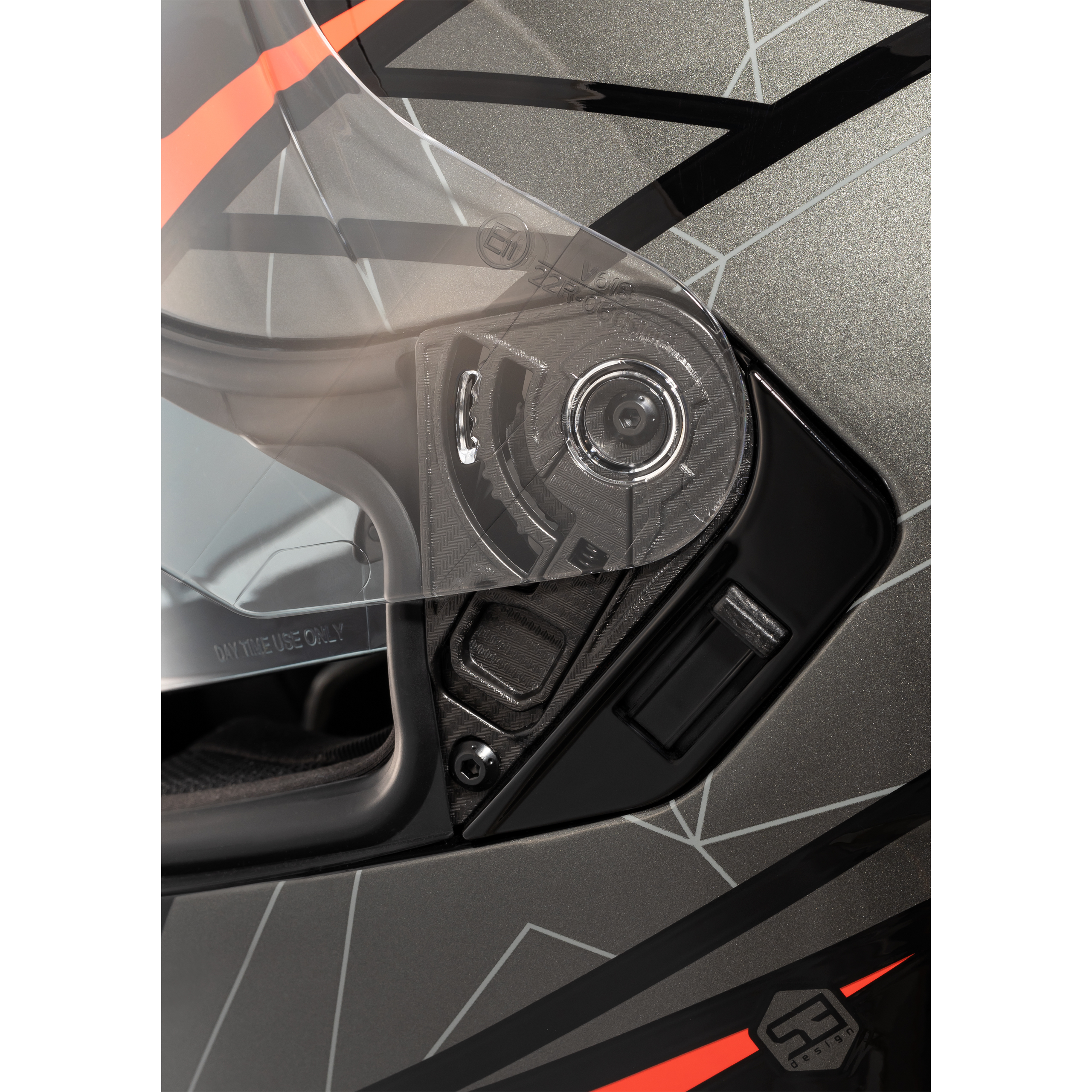 Craft-Fiberglas Integralhelm Toursport Rot Dekor #24 XS-4603781999035007