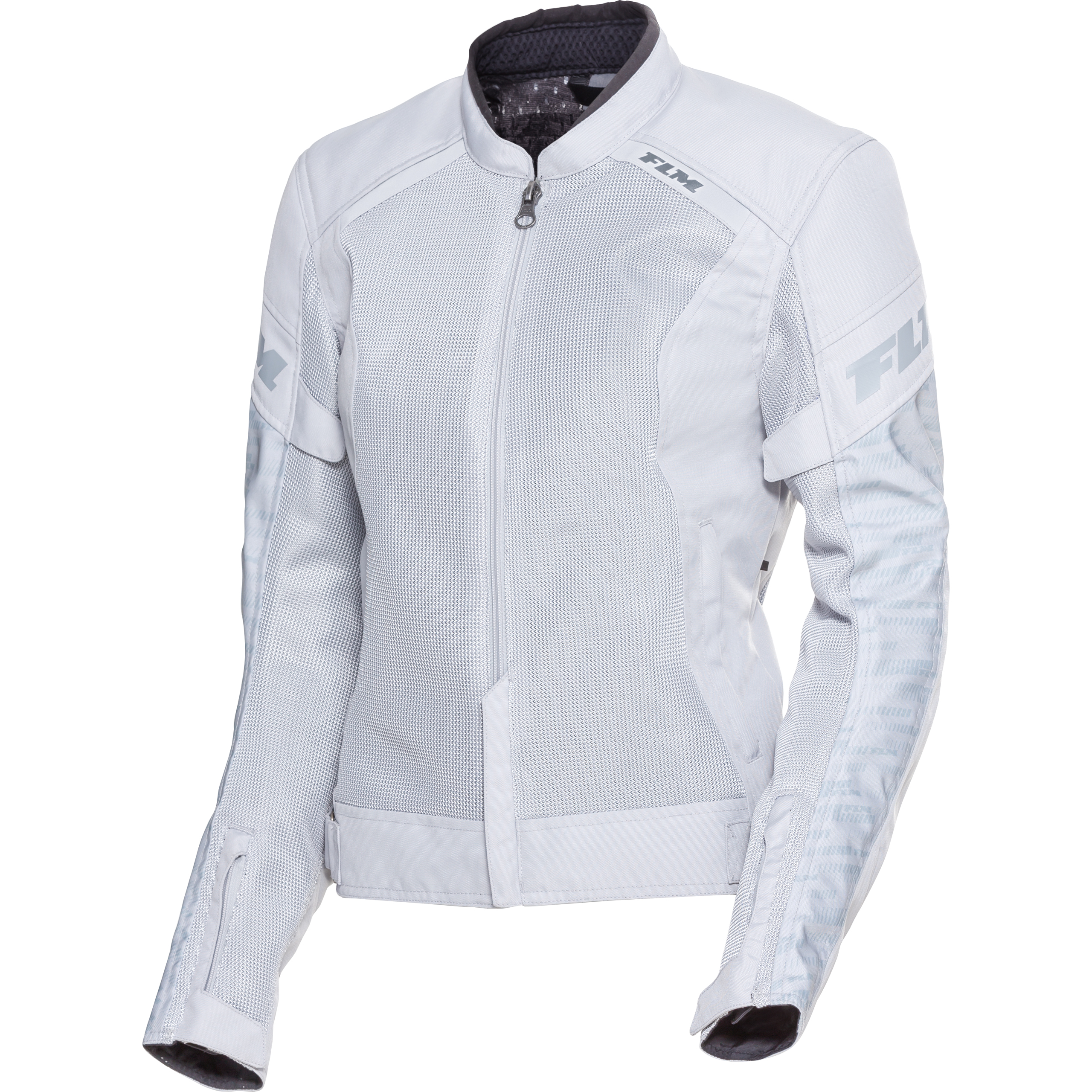 FLM Ram Air Damen Textiljacke grau M - Motorradbekleidung - Sport Motorradbekleidung