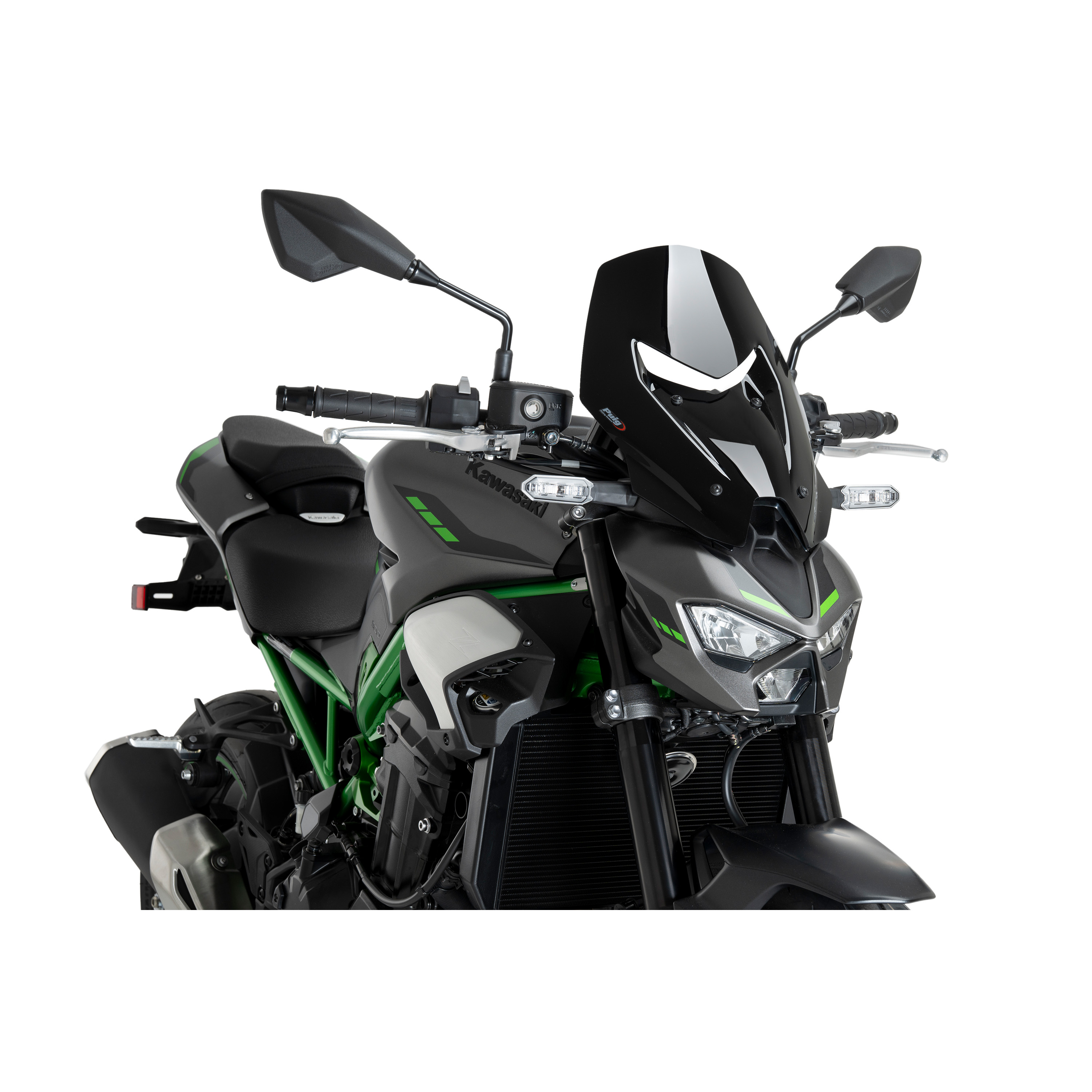 Puig Windschutzscheibe NG Touring schwarz für Z 900 /SE 2025- - Motorradteile & Ersatzteile - Anbauteile