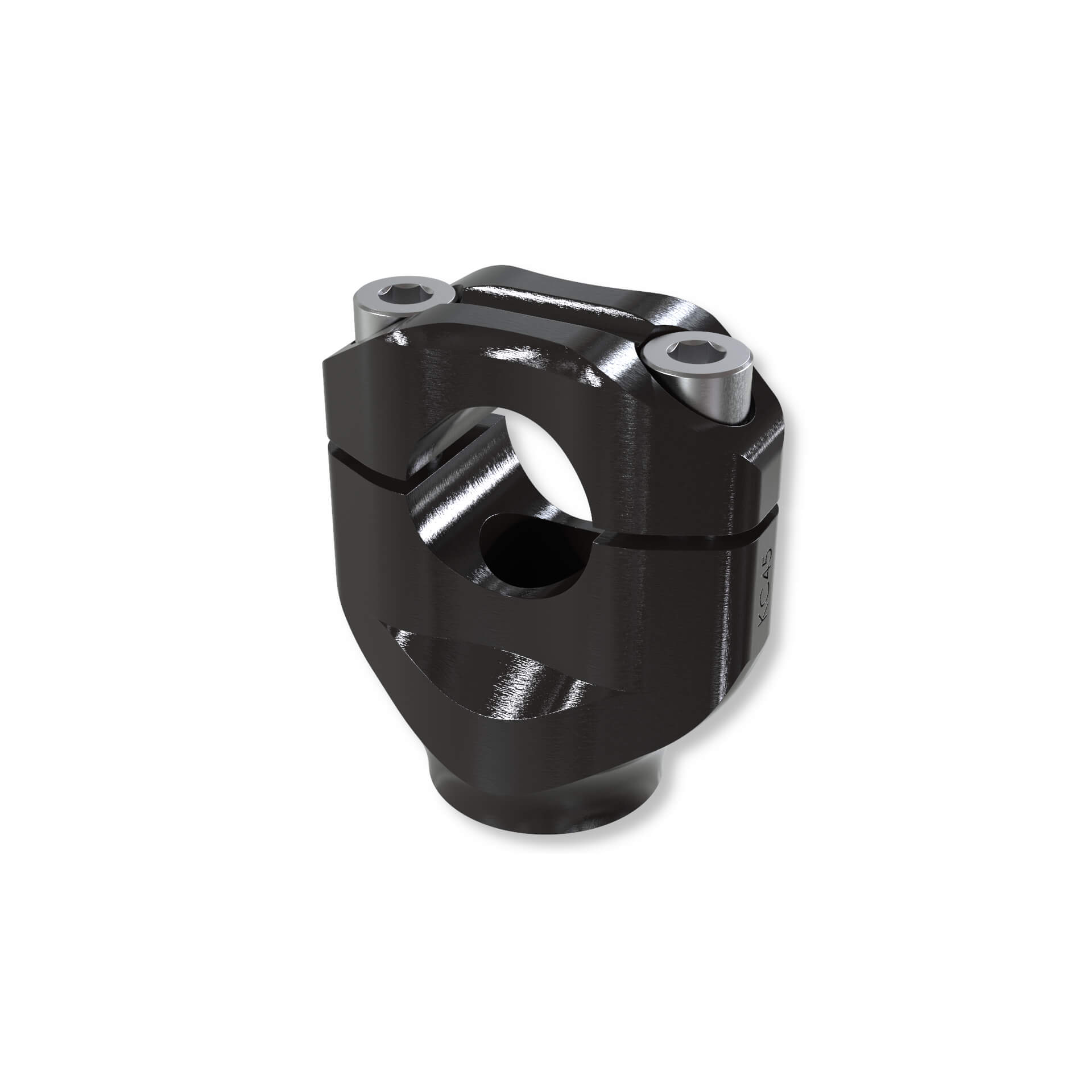 LSL Lenkerklemmböcke Ø25,4mm universal schwarz 70mm - Motorradteile & Ersatzteile - Lenker, Griffe & Hebel