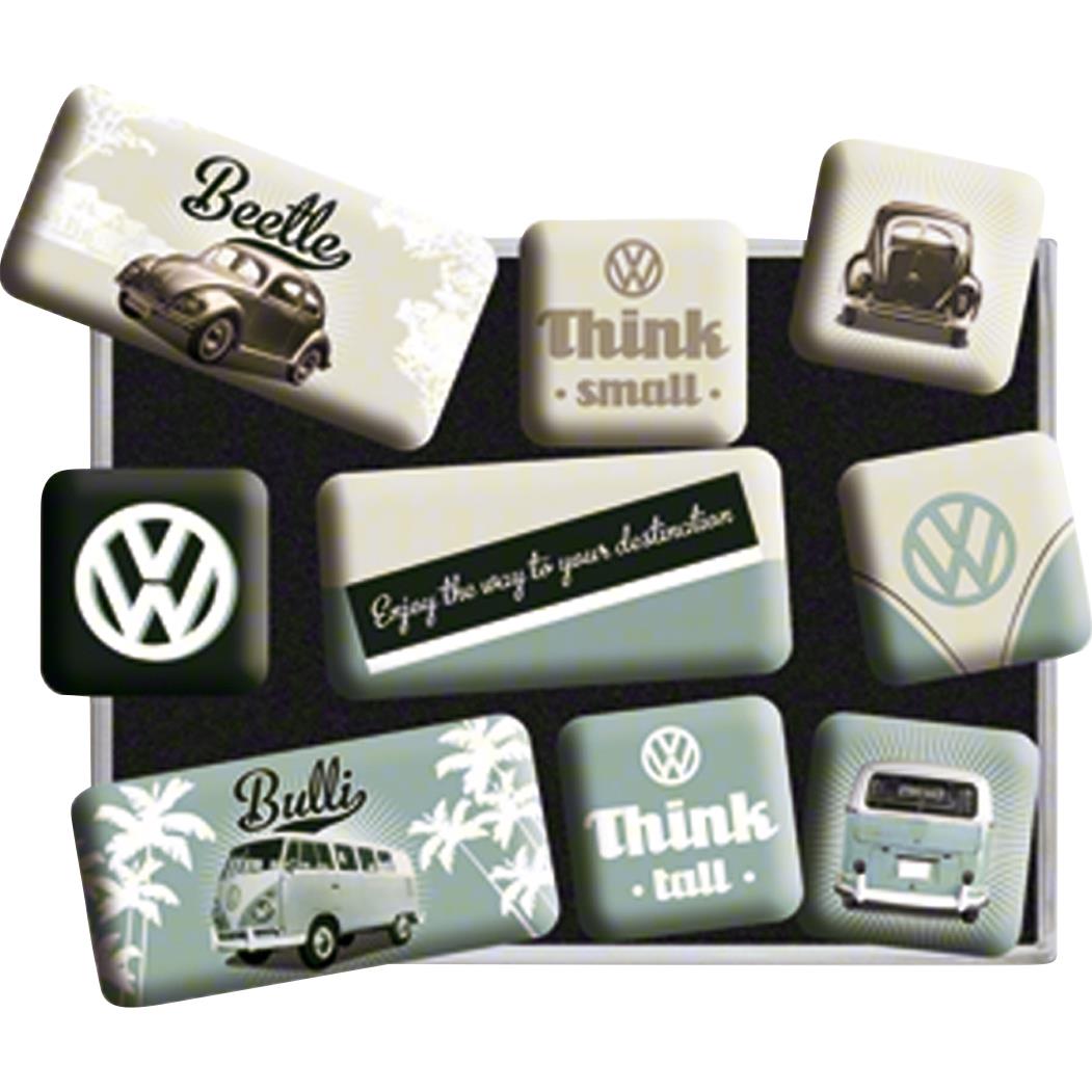Nostalgic-Art-Magnet-Set "VW Think Tall & Small"-5696931207001170