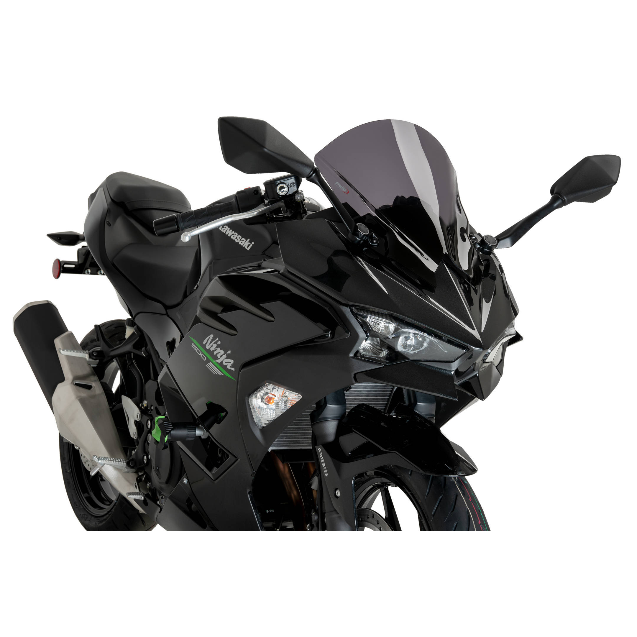 Puig Z-Racing Scheibe stark getönt für Kawasaki Ninja 500 /SE - Motorradteile & Ersatzteile - Verkleidungen & Abdeckungen