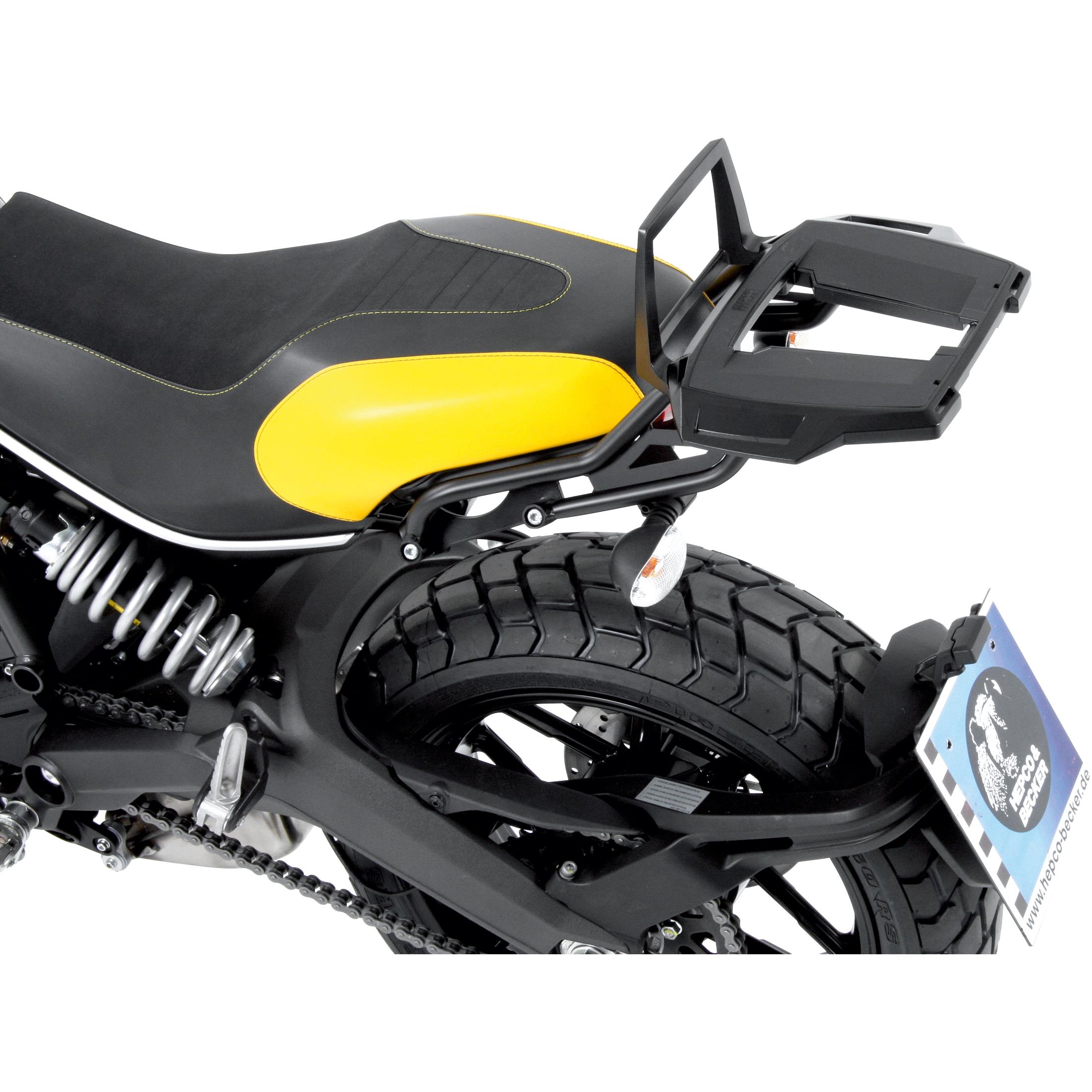Hepco & Becker Alurack Gepäckbrücke schwarz für Duc Scrambler 800 2015-2018 - Motorradzubehör - Motorradgepäck
