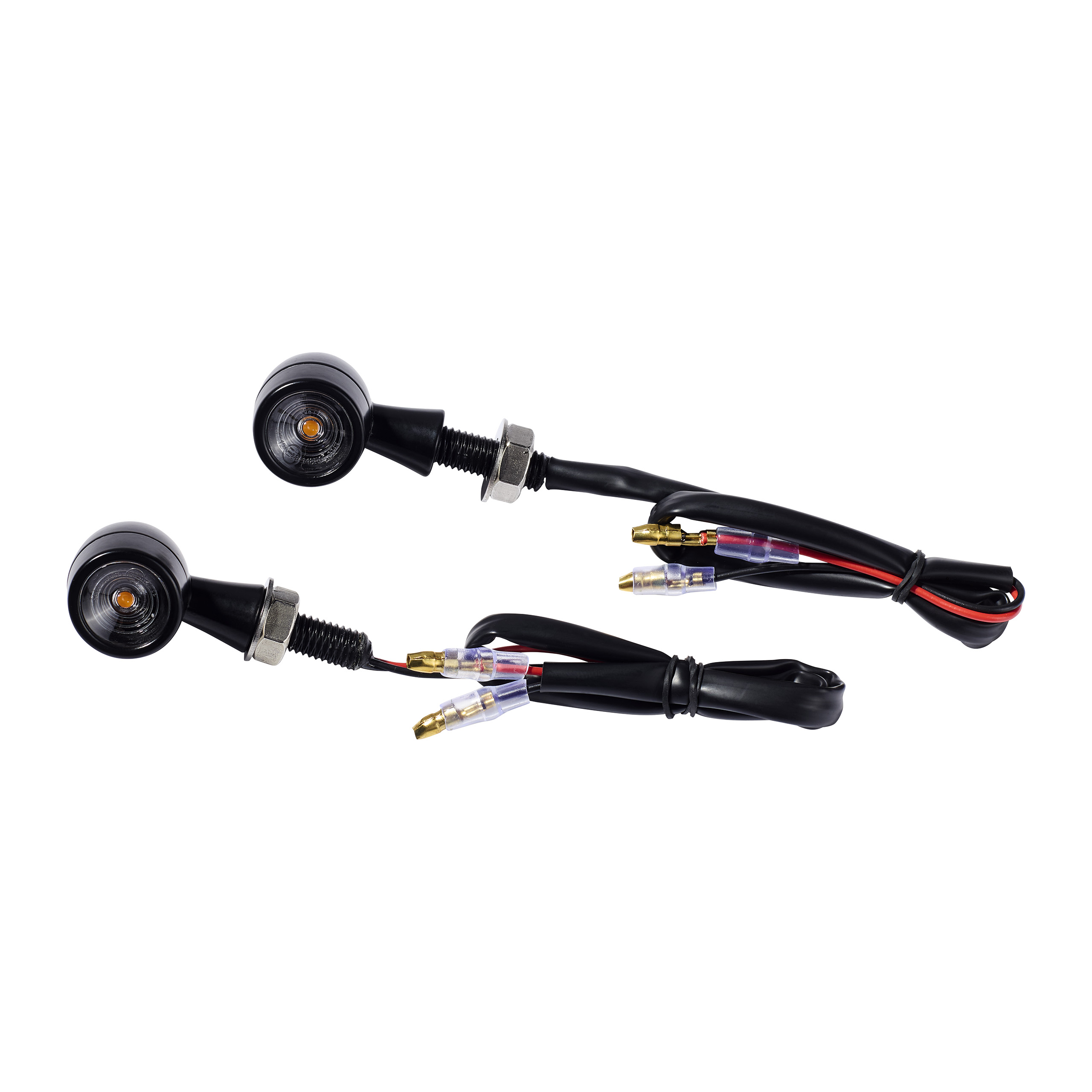 Hashiru LED indicator pair Cone M8 black 35x22x36 mm