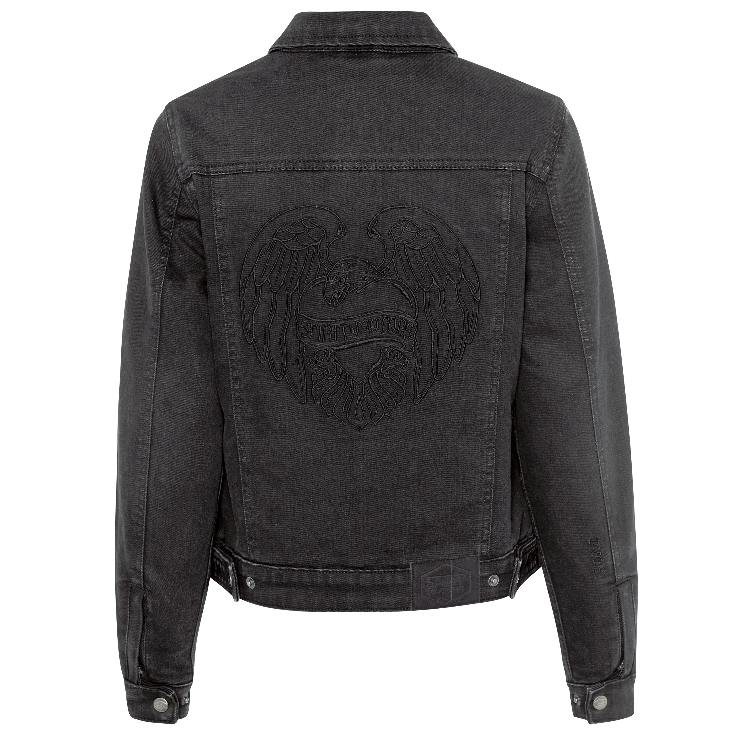 Spirit Motors-Cool Jenna Damen Denimjacke schwarz XL-2019251999001111