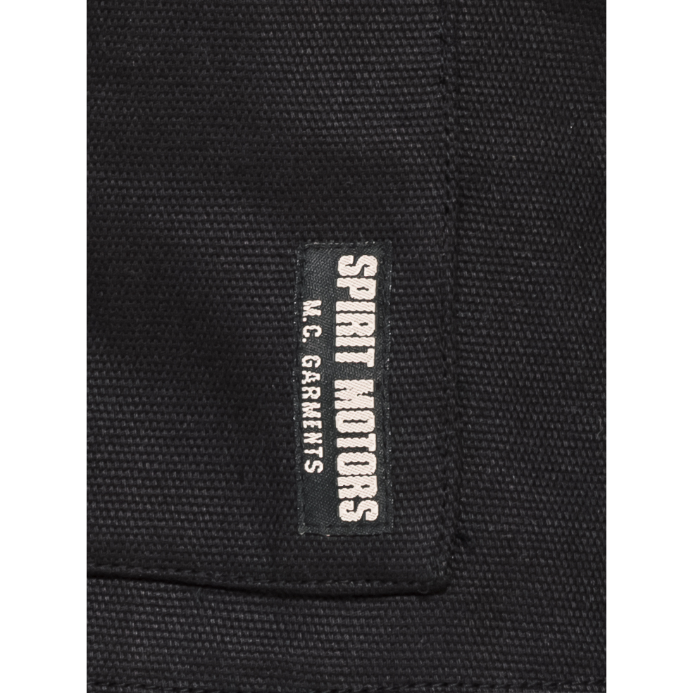 Spirit Motors-Canvas Weste 1.0 schwarz XXL-8019571999001012