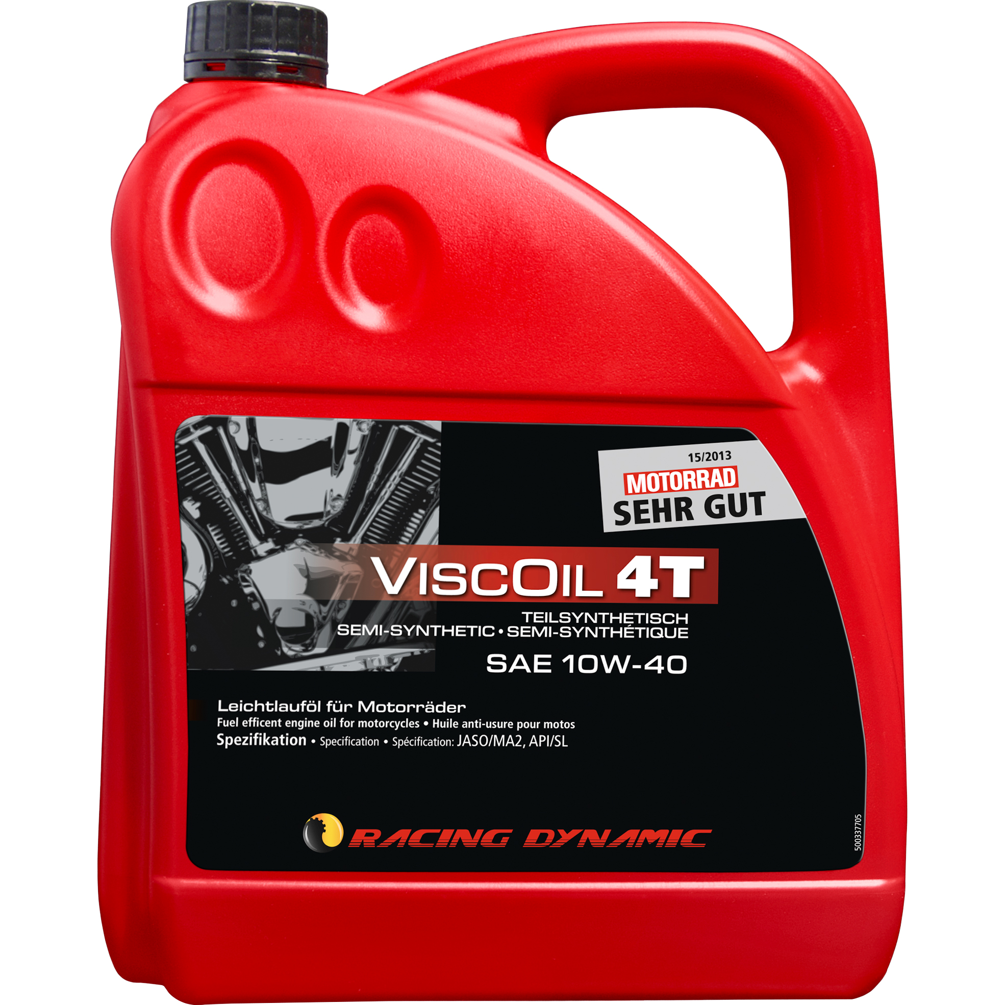 Racing Dynamic-Motoröl Viscoil 4T SAE 10W-40 teilsynthetisch 4000 ml-5734781245000061