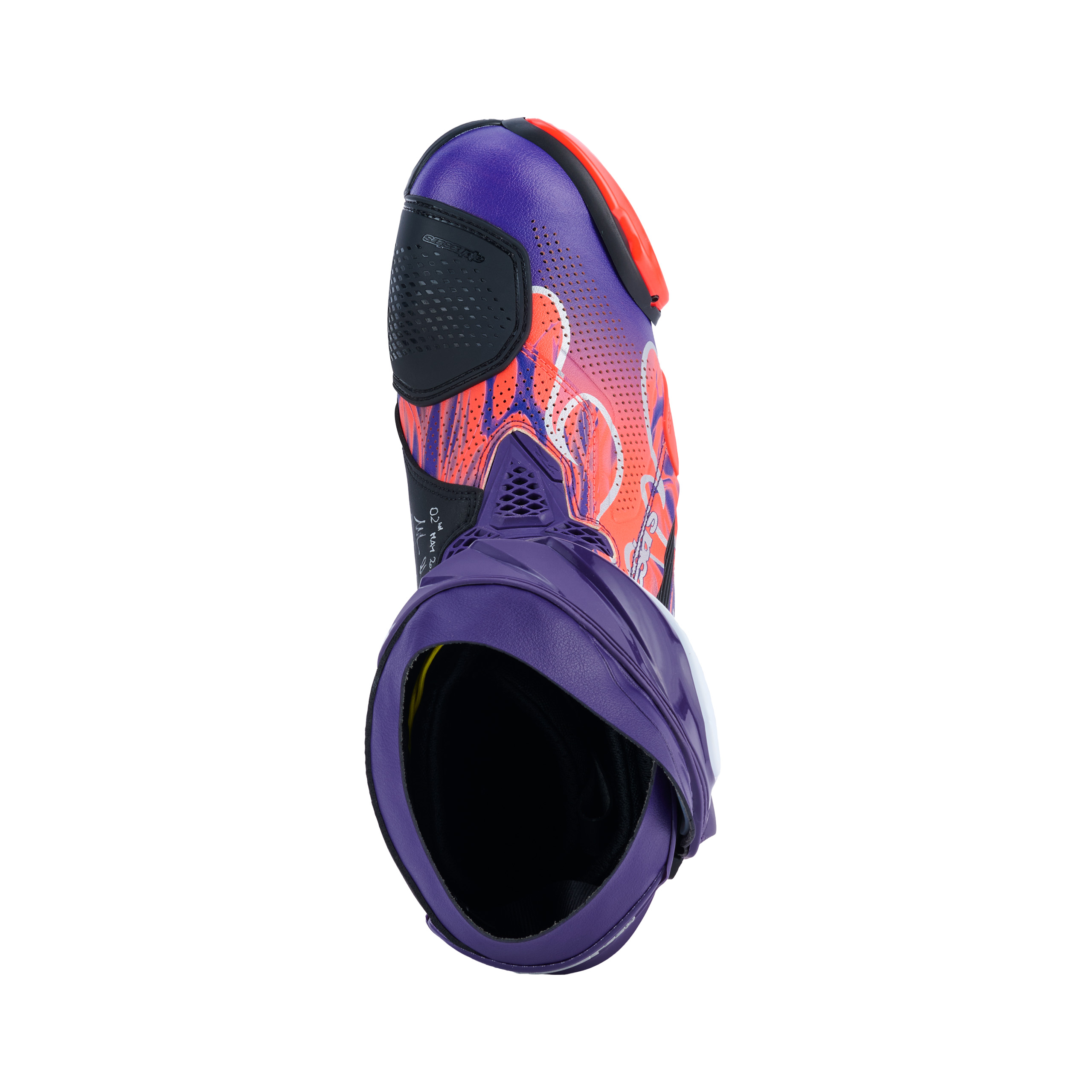 Alpinestars-Supertech R Le Flyte Vented Stiefel lila/rot/schwarz 45-0002177999189745